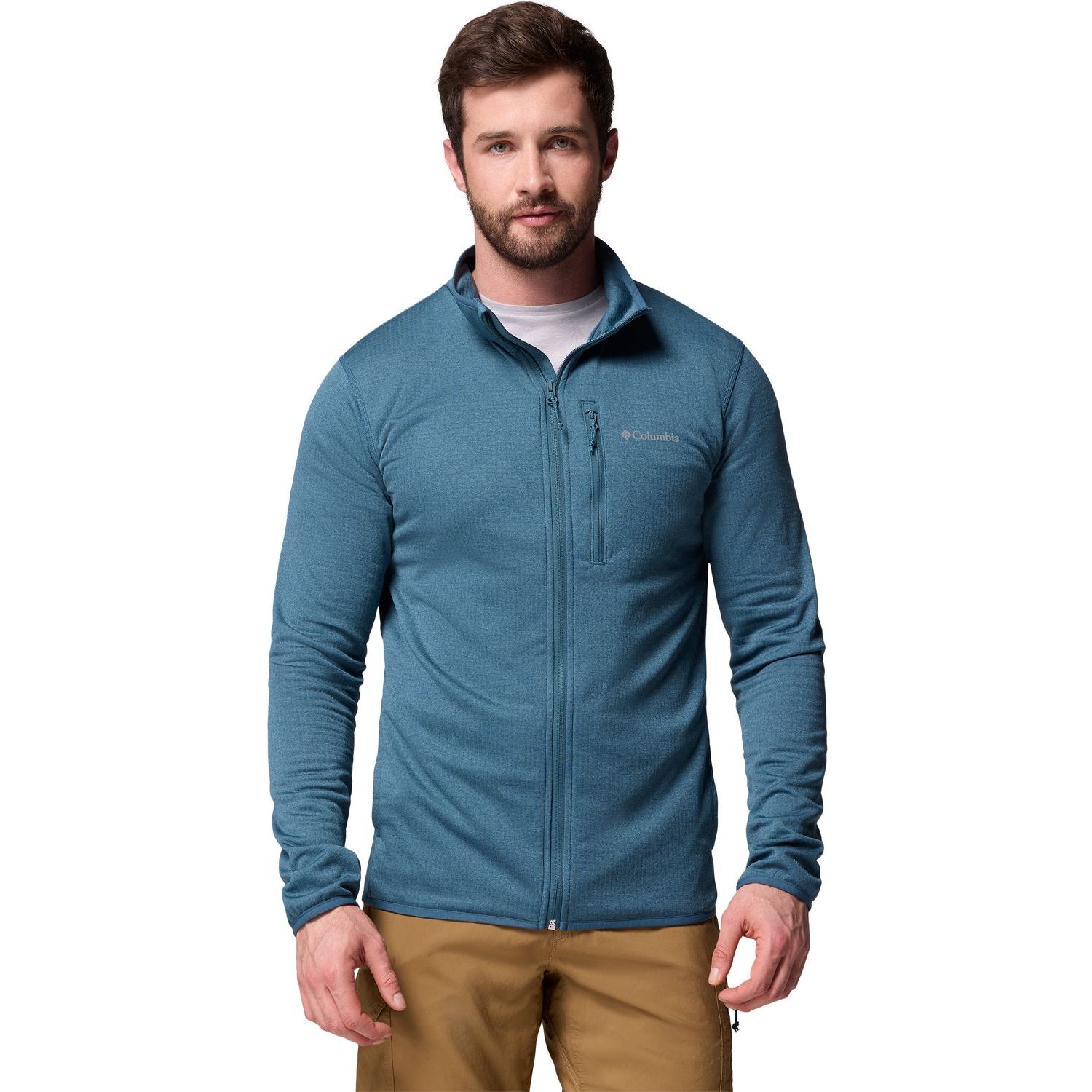 Essential Hike Grid Fleece Full Zip