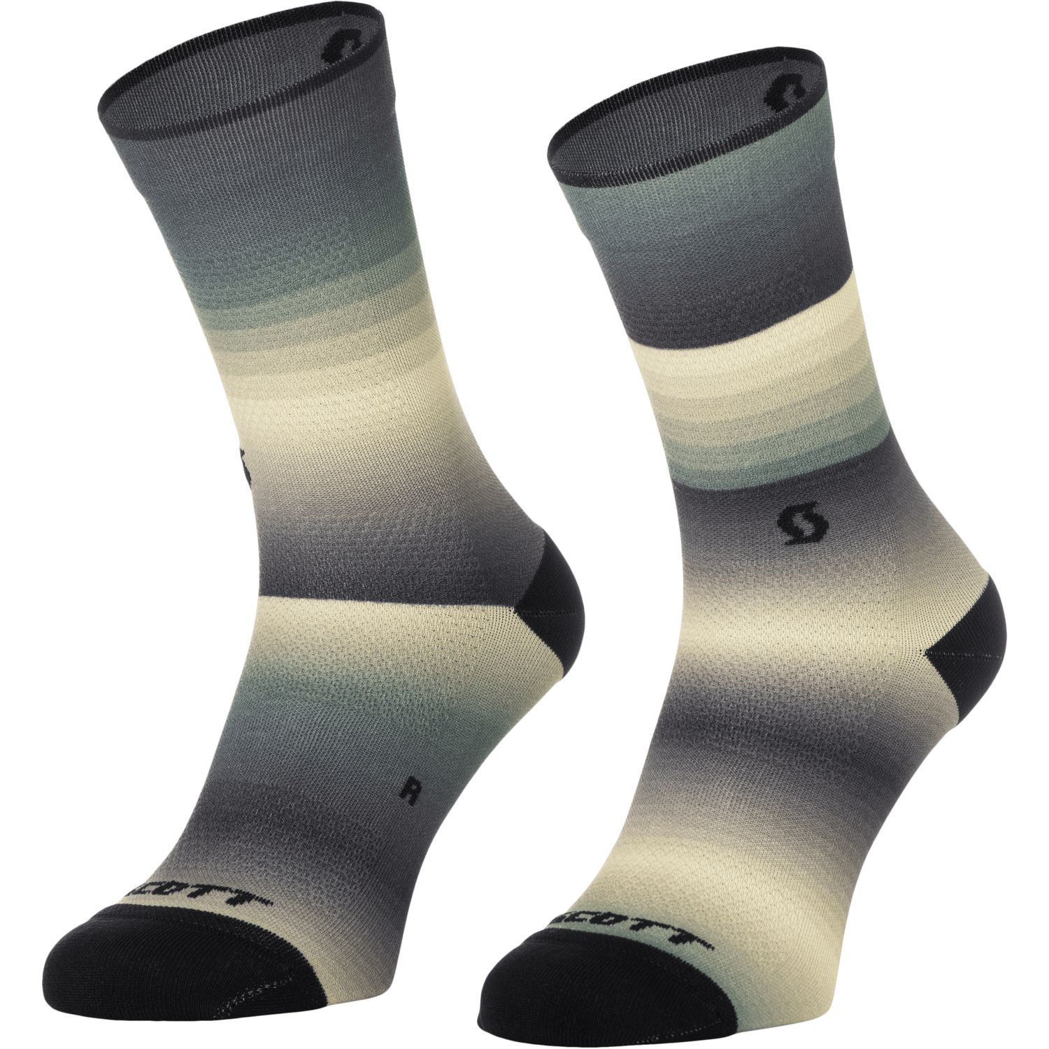 Sock Gradient Stripes Crew