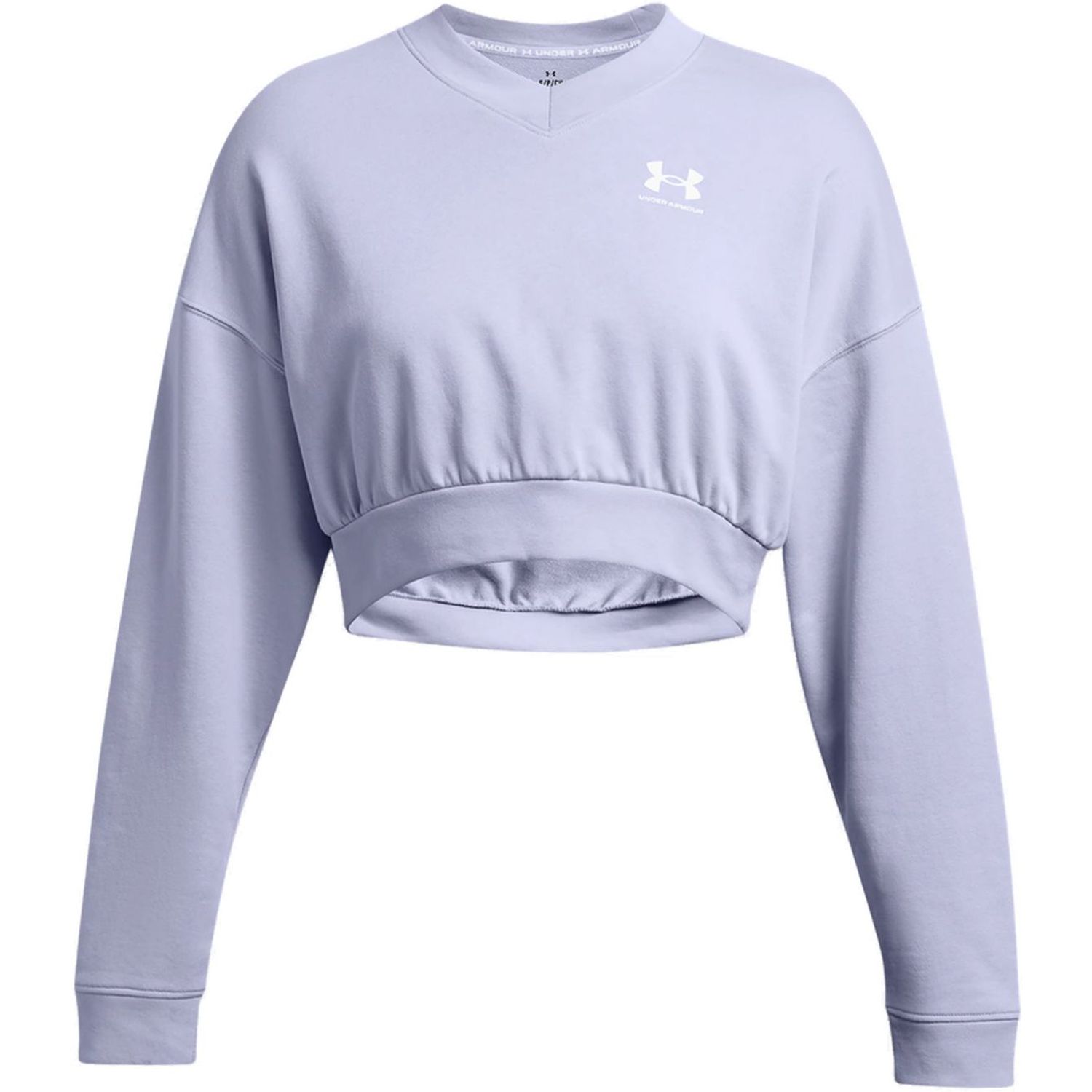 UA Rival Terry OS Crop Crw UA Rival Terry OS Crop Crw