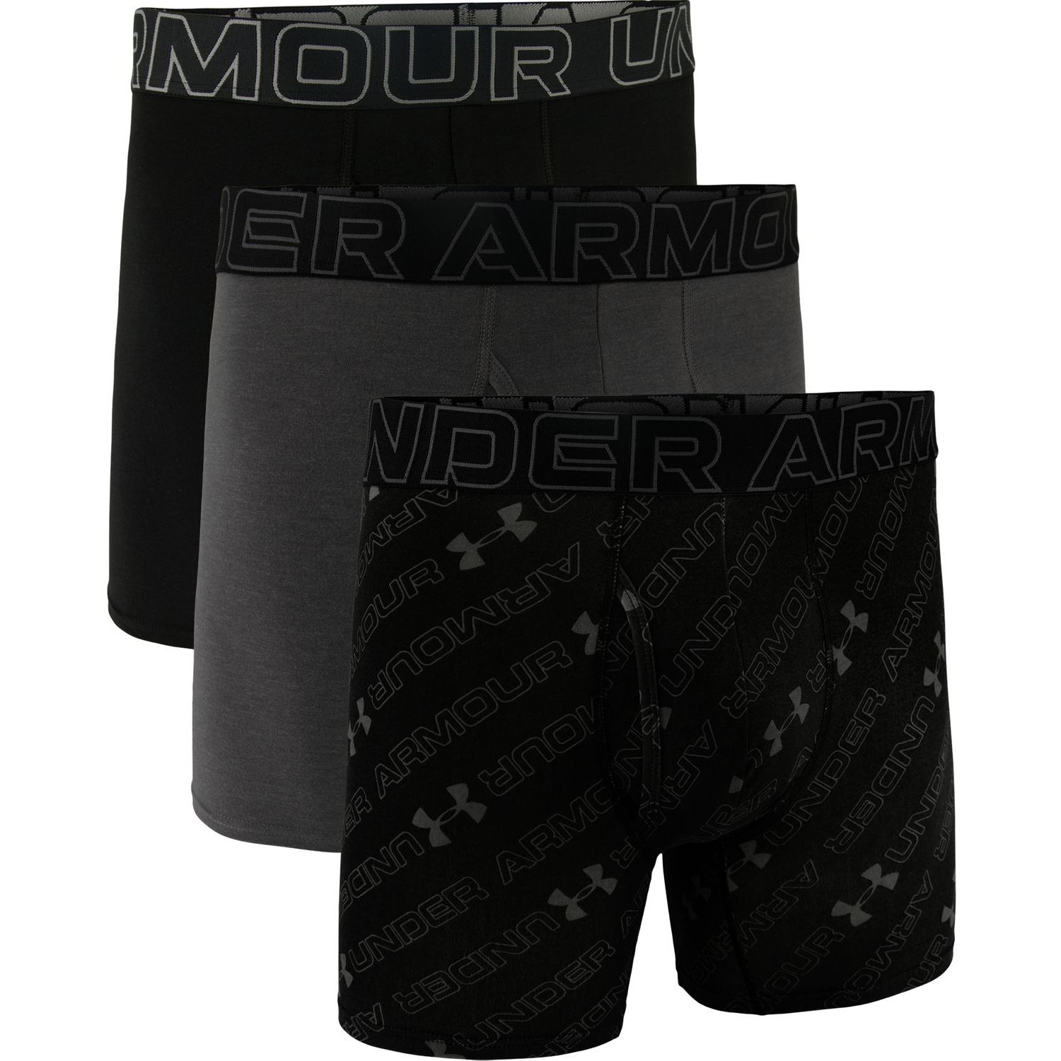 UA PERFORMANCE COTTON - PRINT 6 IN 3PK UA PERFORMANCE COTTON - PRINT 6 IN 3PK