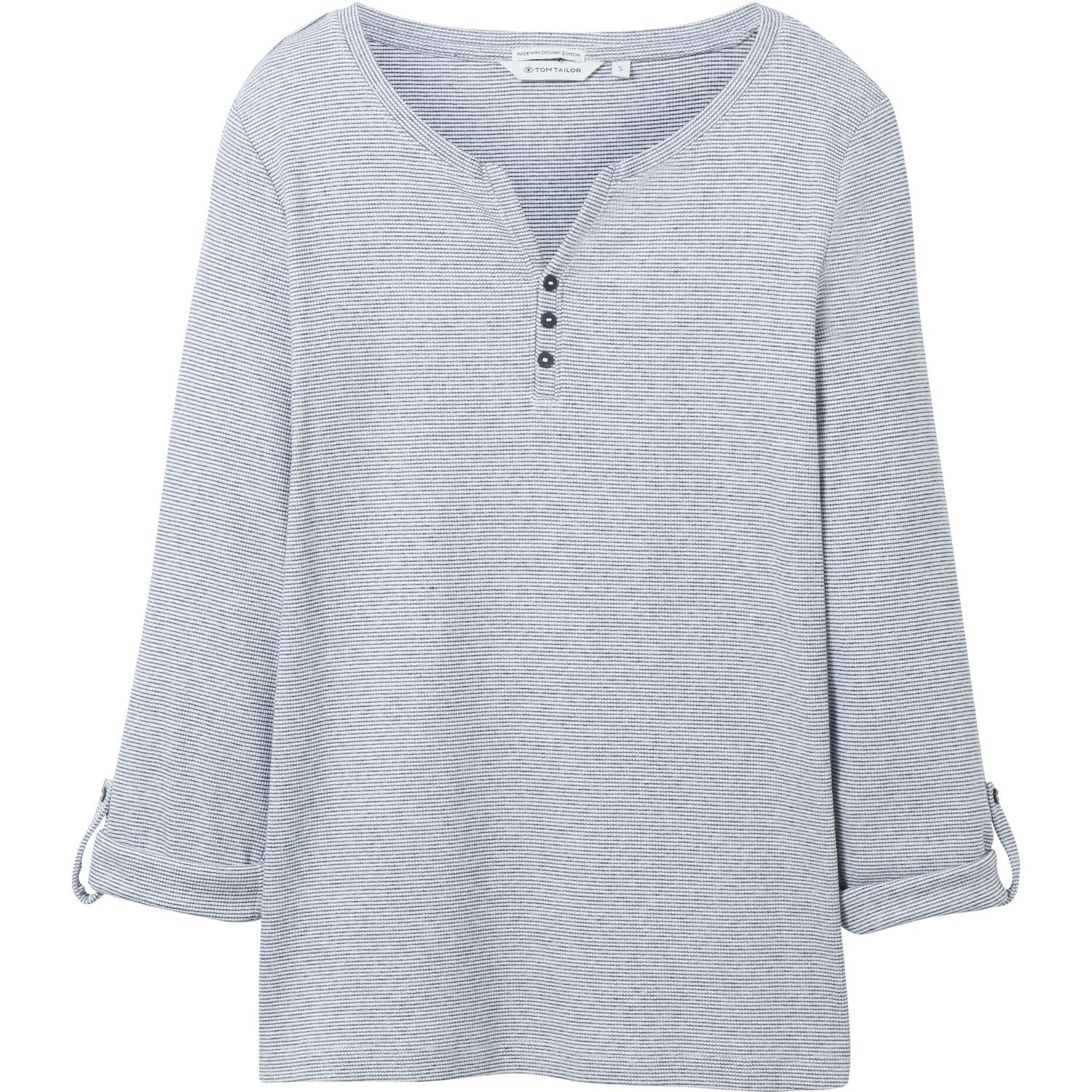 1024036 T-Shirt striped henley