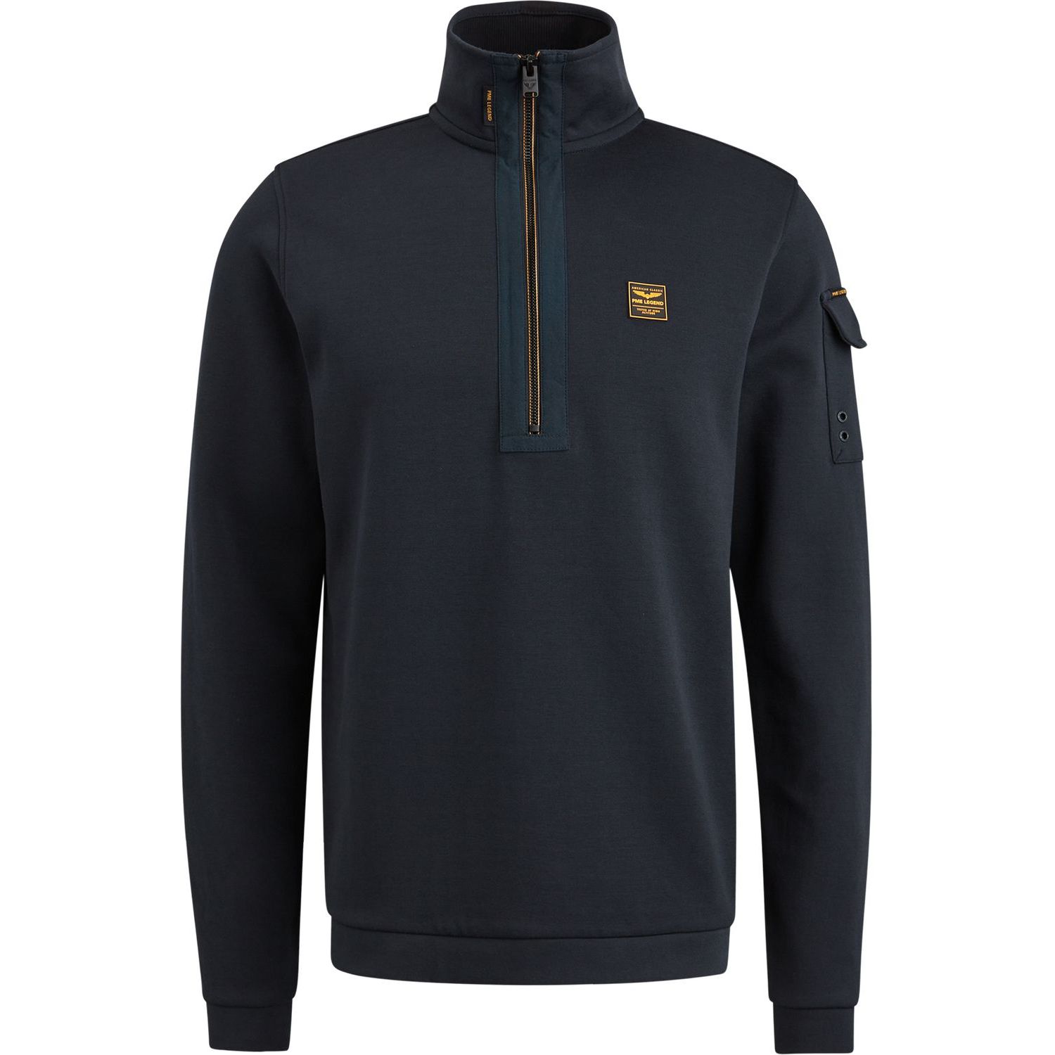 Half Zip Collar Interlock