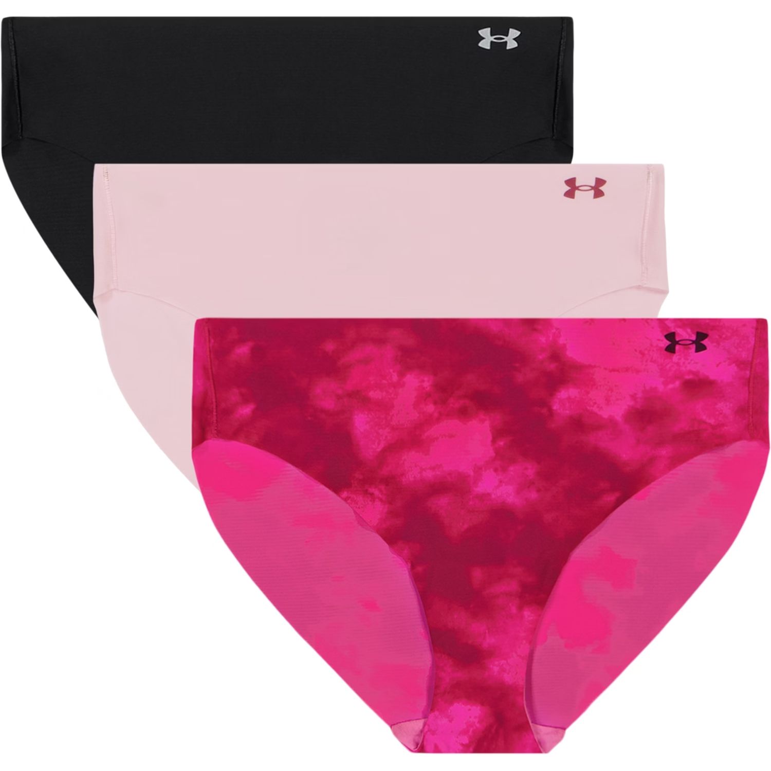 UA PURE STRETCH NO SHOW BIKINI-PRINT 3PK UA PURE STRETCH NO SHOW BIKINI-PRINT 3PK