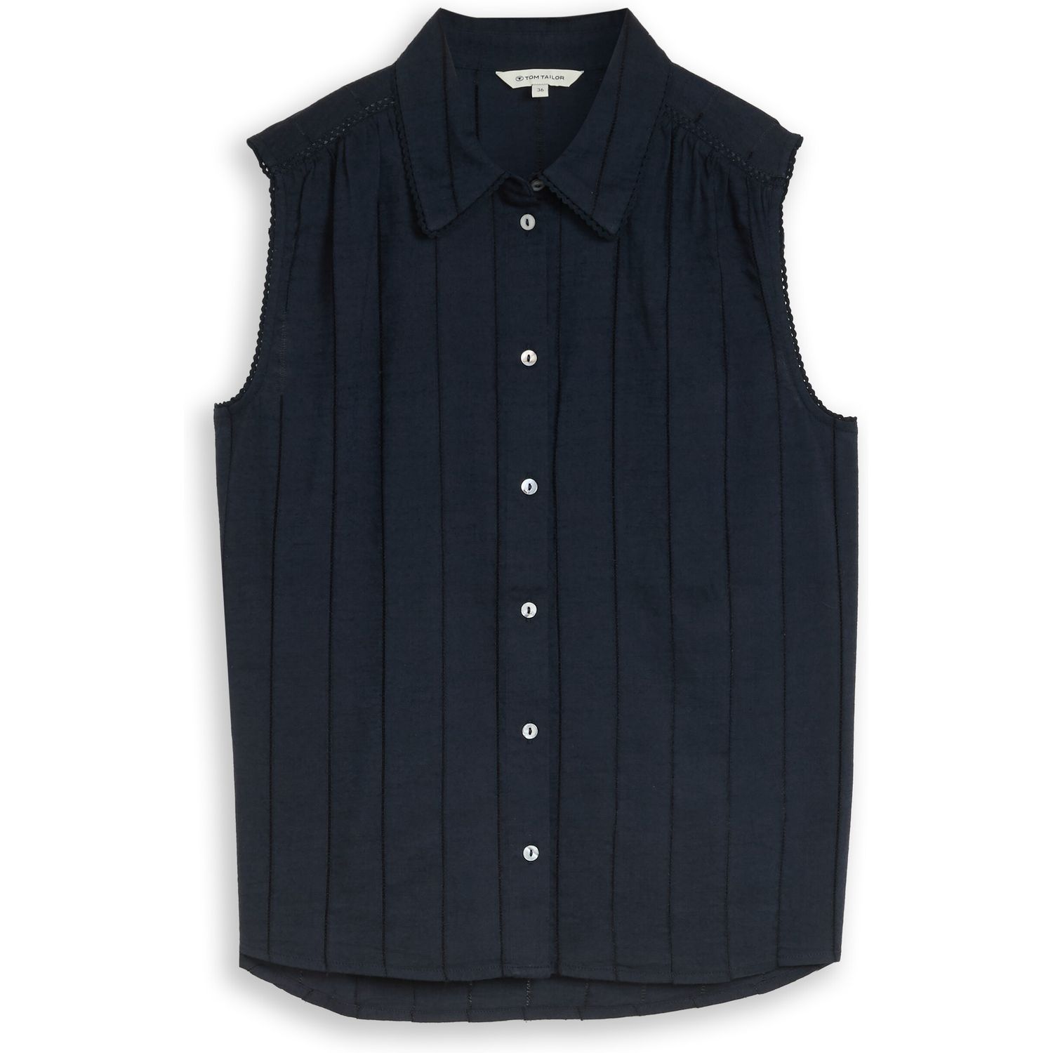 1051075 Blouse top with tape details