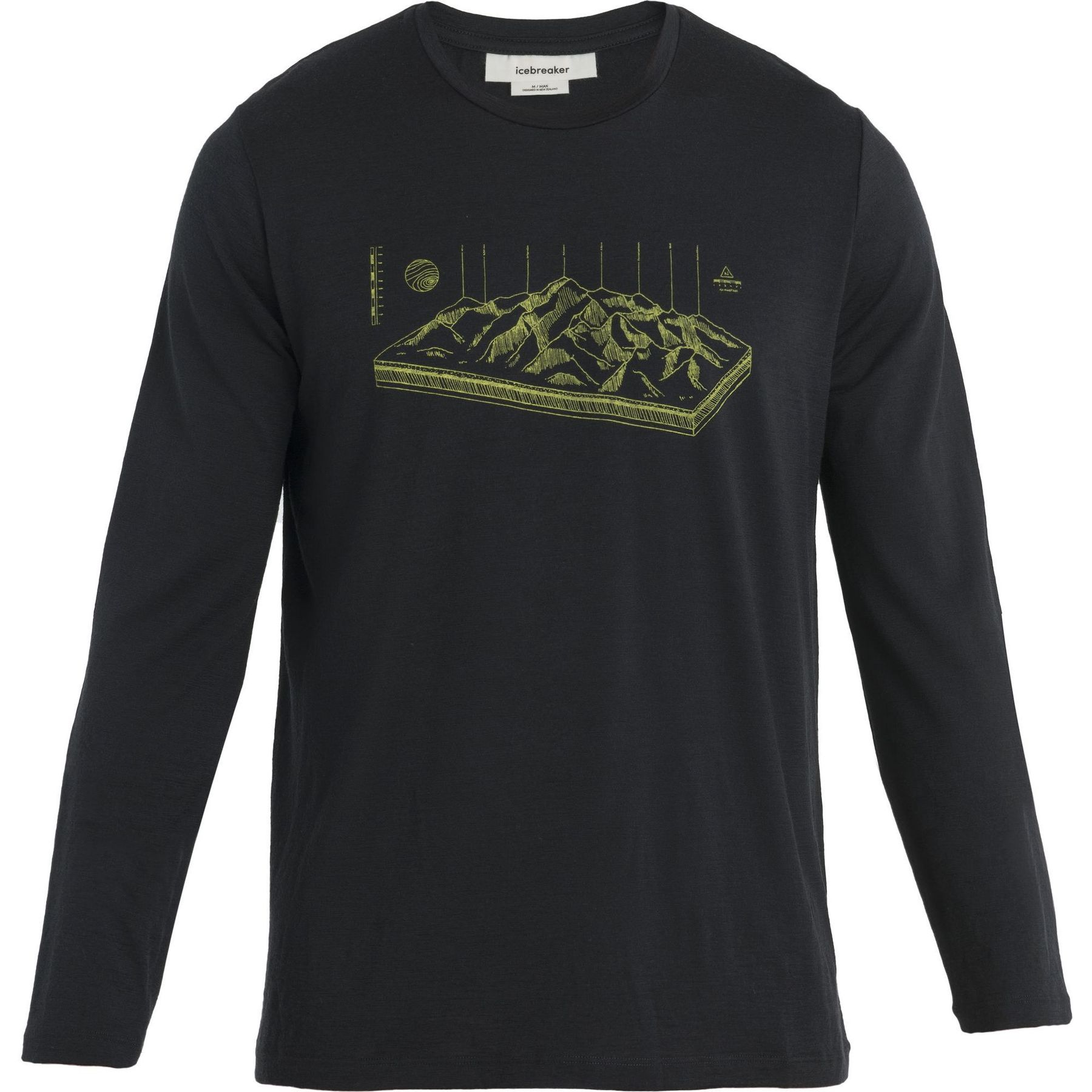 M Mer 150 Tech Lite II LS Tee Alps 3D M Mer 150 Tech Lite II LS Tee Alps 3D