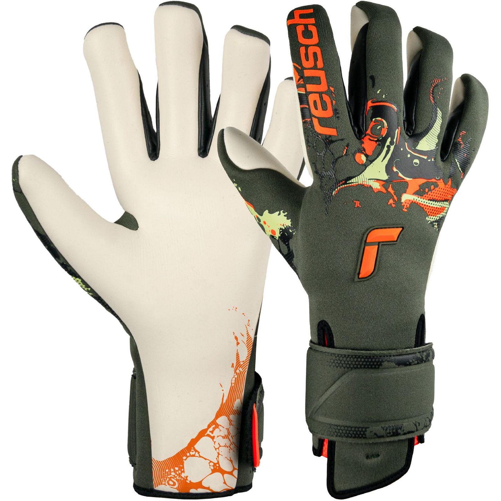 Reusch Pure Contact Gold X Fussball Torwarthandschuhe D green sh orange reusch-pure-contact-gold-x-fussball-torwarthandschuhe-d-green-sh-orange