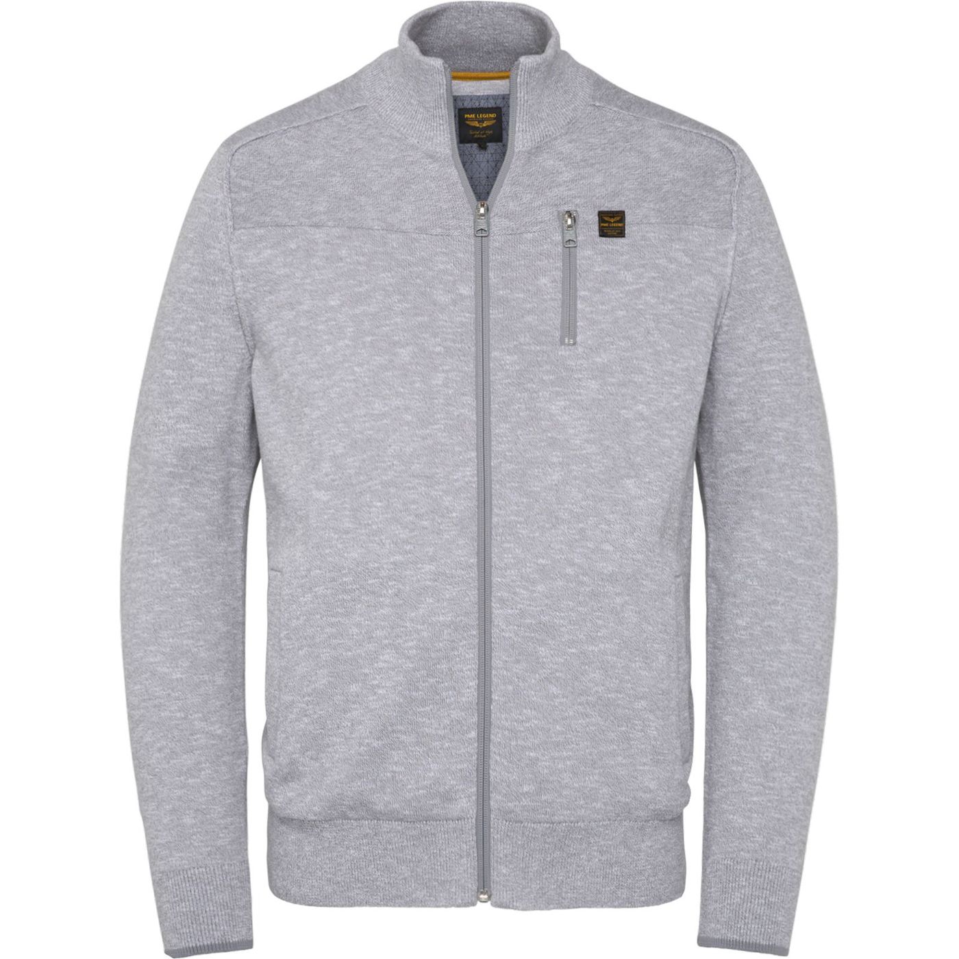 Zip jacket cotton knit Zip jacket cotton knit