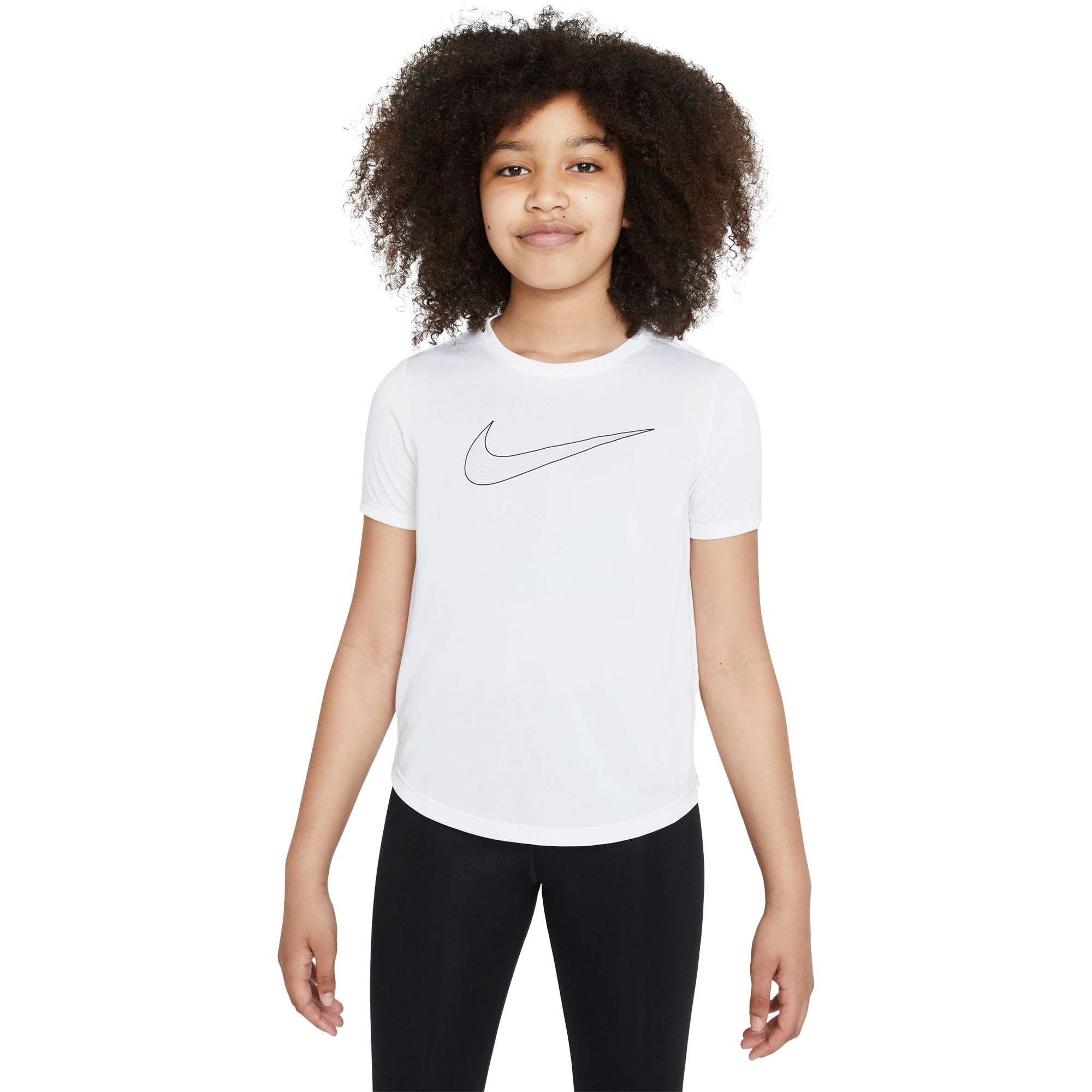 JR Dri-FIT One Big Kids (Girls) Short-Sleeve Top JR Dri-FIT One Big Kids (Girls) Short-Sleeve Top