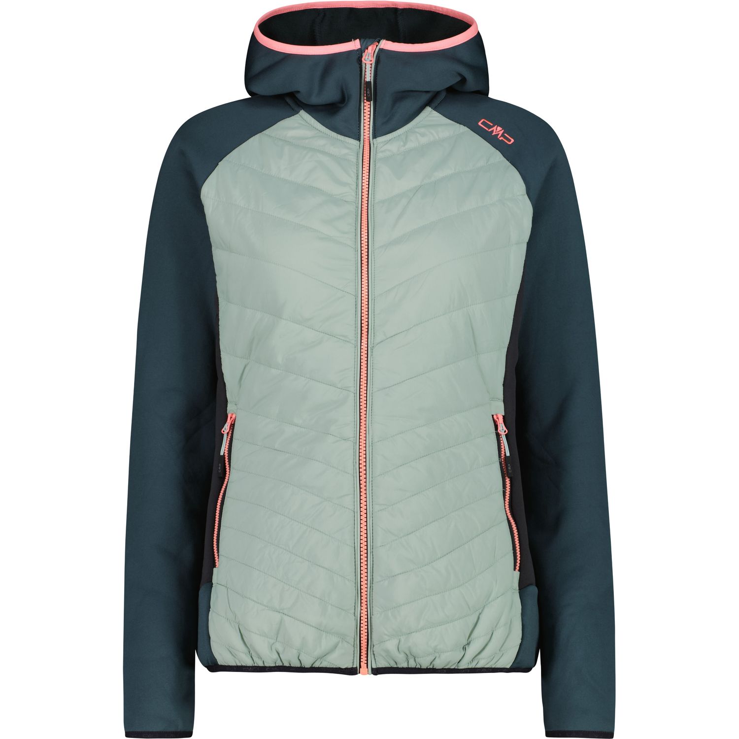 Woman Jacket Hybrid Fix Hood 35E2946