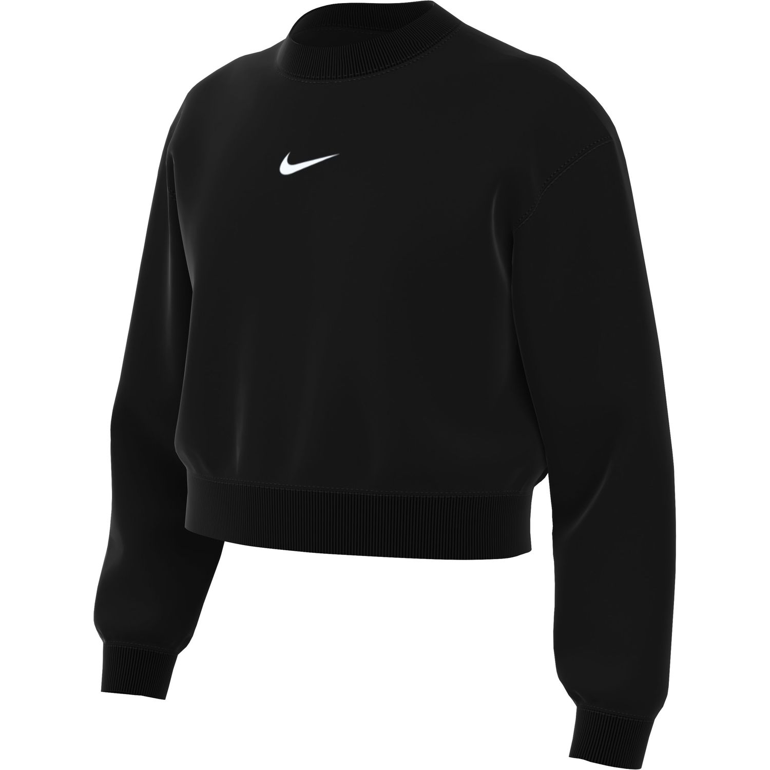 Girls\' Boxy Fleece Crew Neck