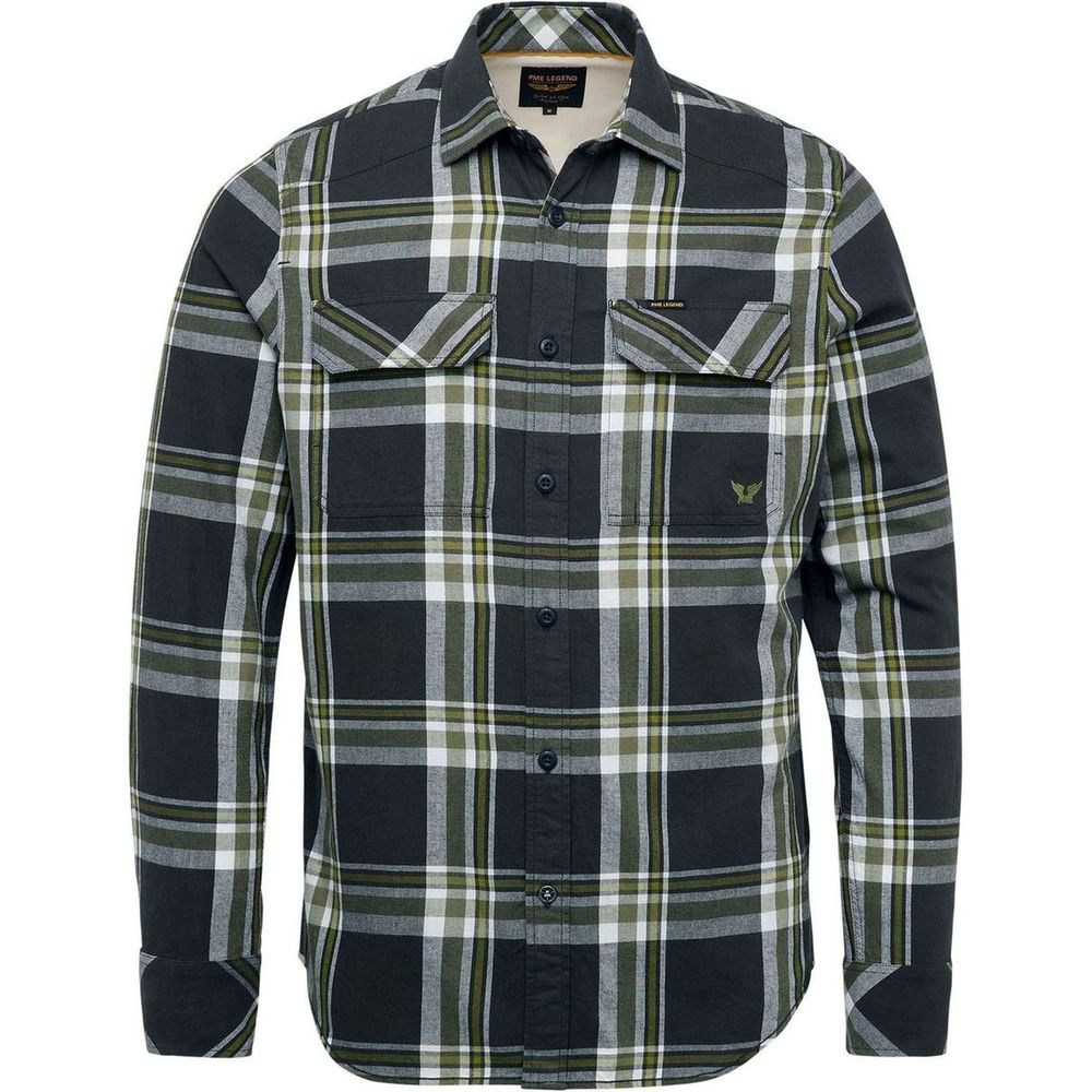 Long Sleeve Shirt Yarn Dyed Twill Check Long Sleeve Shirt Yarn Dyed Twill Check