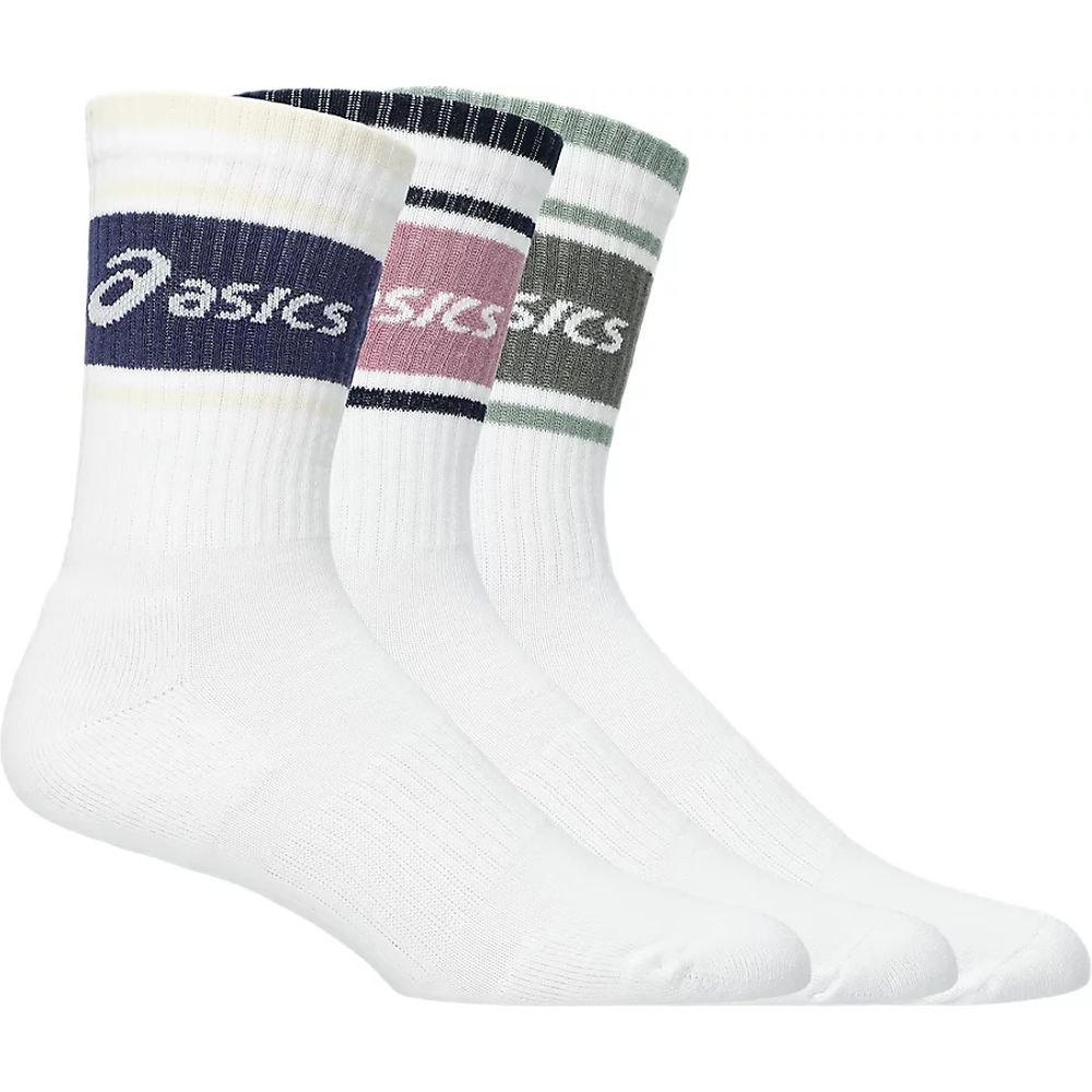 3 PACK ASICS LOGO CREW SOCK 3 PACK ASICS LOGO CREW SOCK