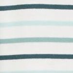 1050415 T-Shirt boat neck stripe
