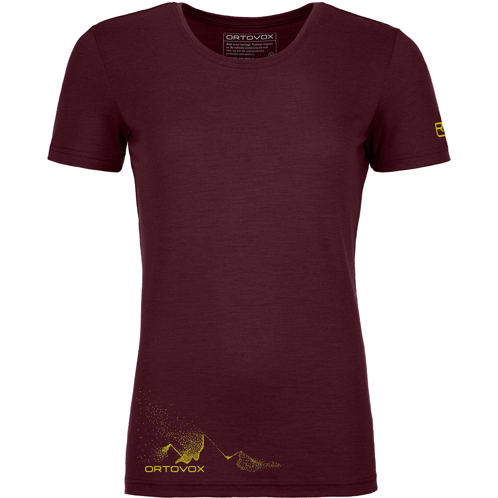 185 Merino Logo Spray T-Shirt W 185 Merino Logo Spray T-Shirt W