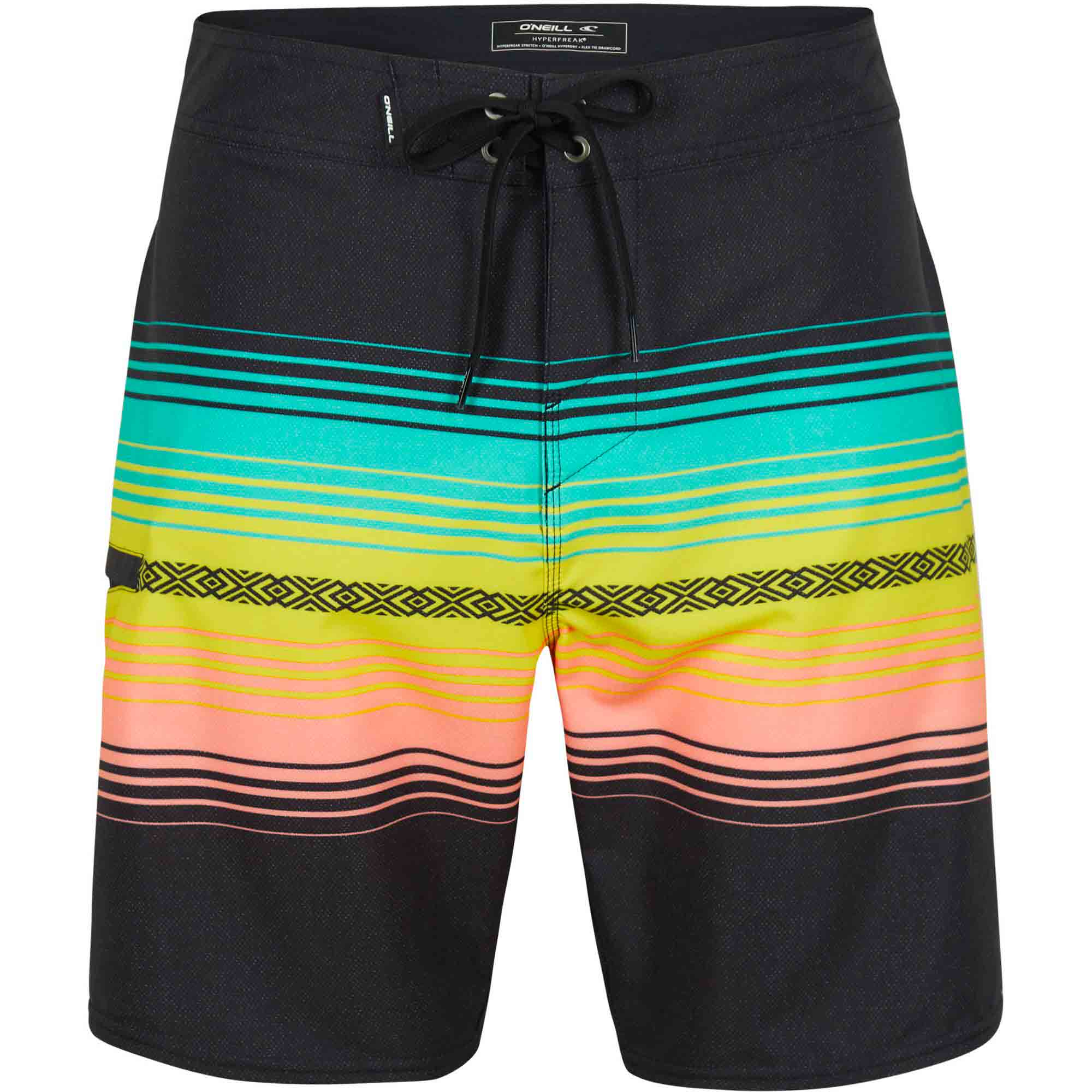 HEAT STRIPE LINE 19" BOARDSHORTS