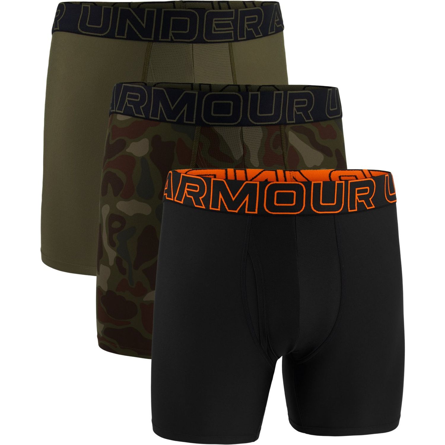 UA PERFORMANCE TECH - PRINT 6 IN 3PK UA PERFORMANCE TECH - PRINT 6 IN 3PK