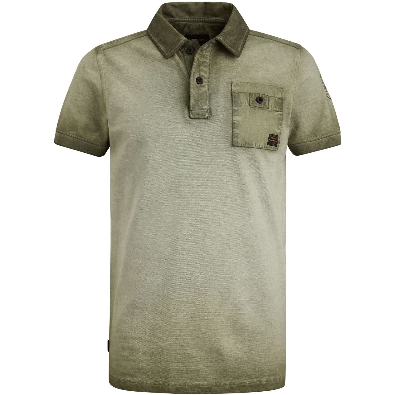 Short sleeve polo Cold dye piq