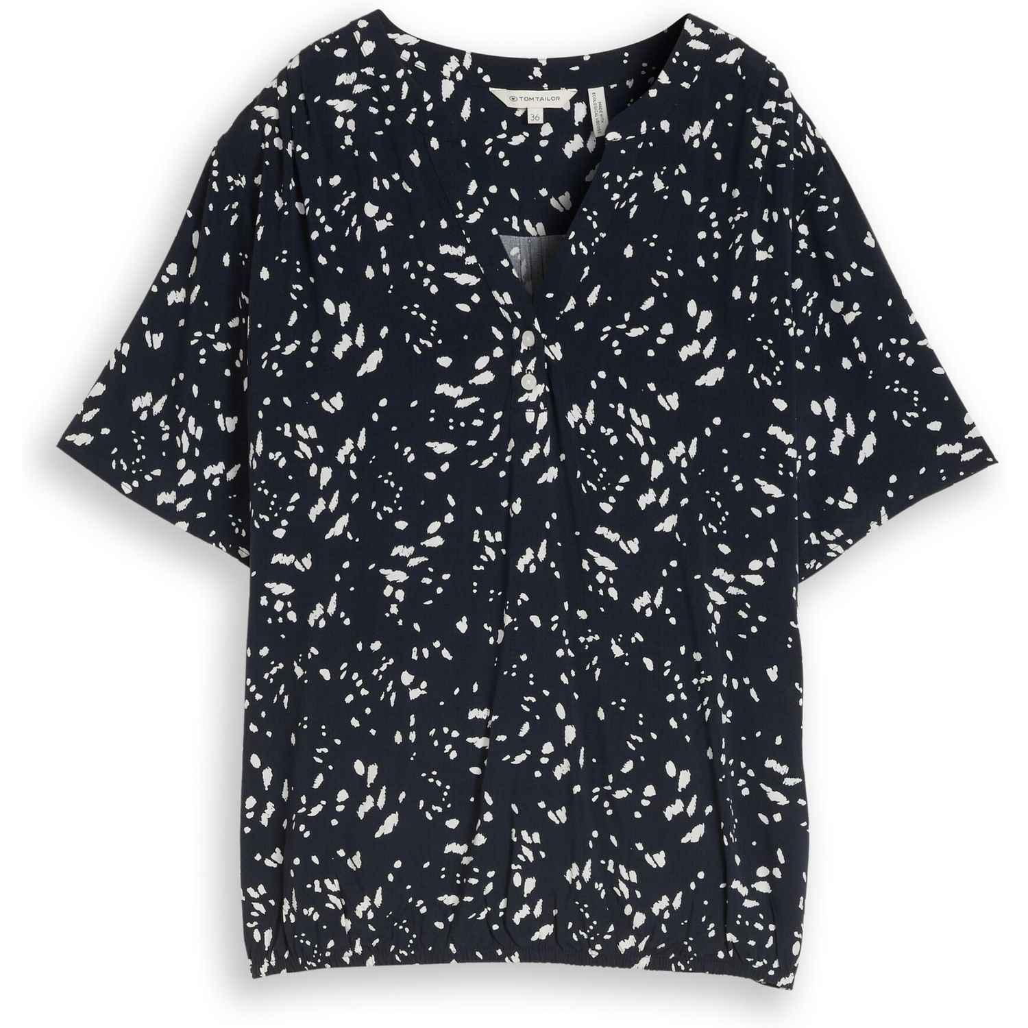 1049796 Blouse printed shortsleeves