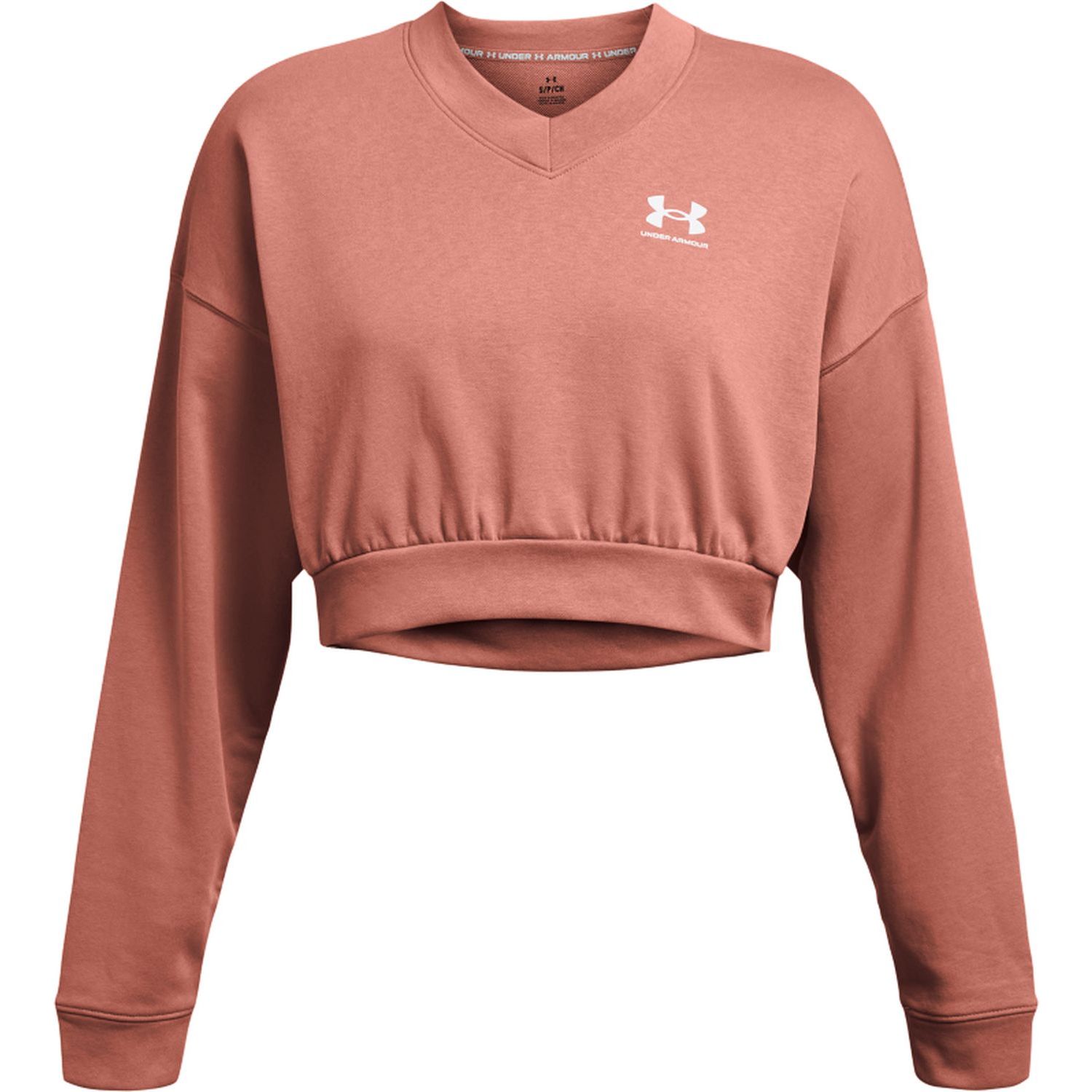 UA Rival Terry OS Crop Crw UA Rival Terry OS Crop Crw