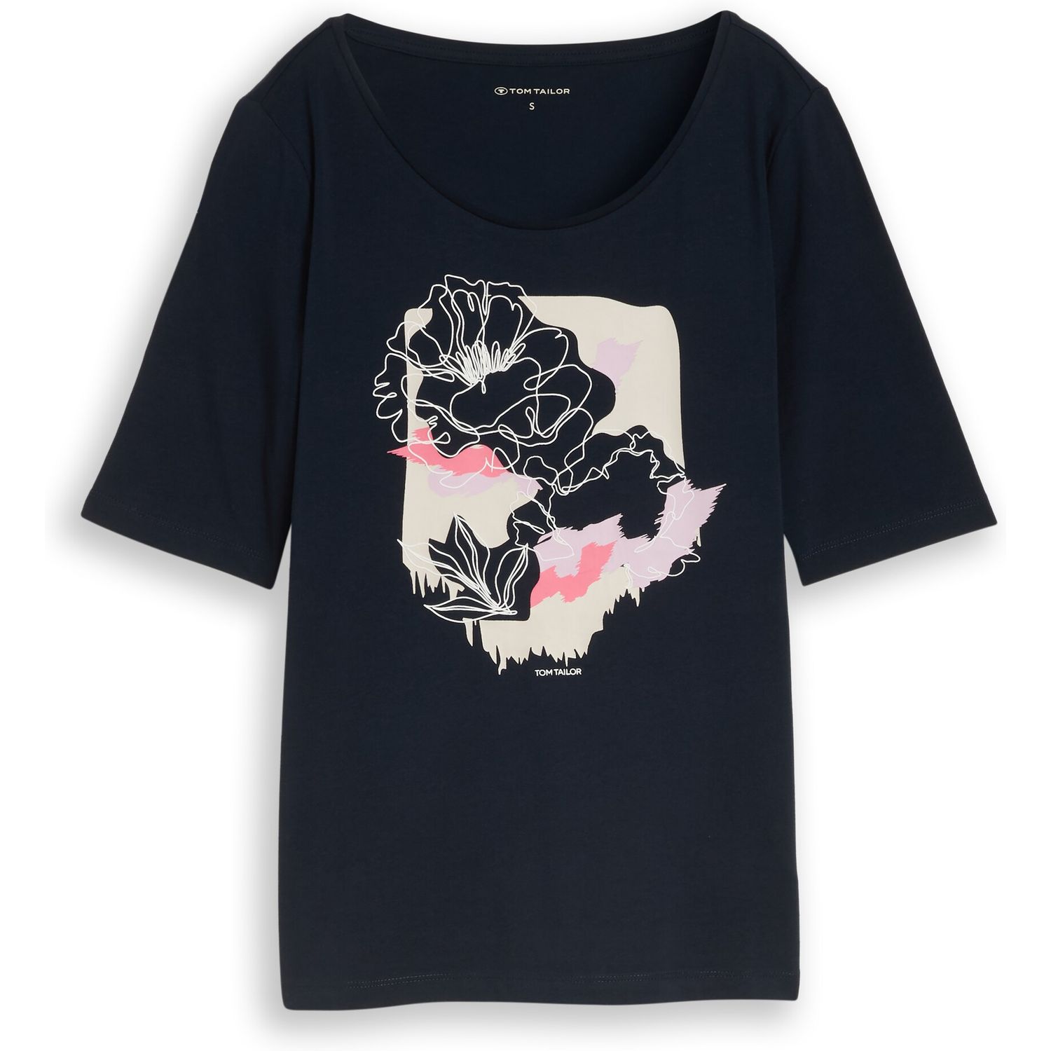 1050457 T-Shirt crew neck with print