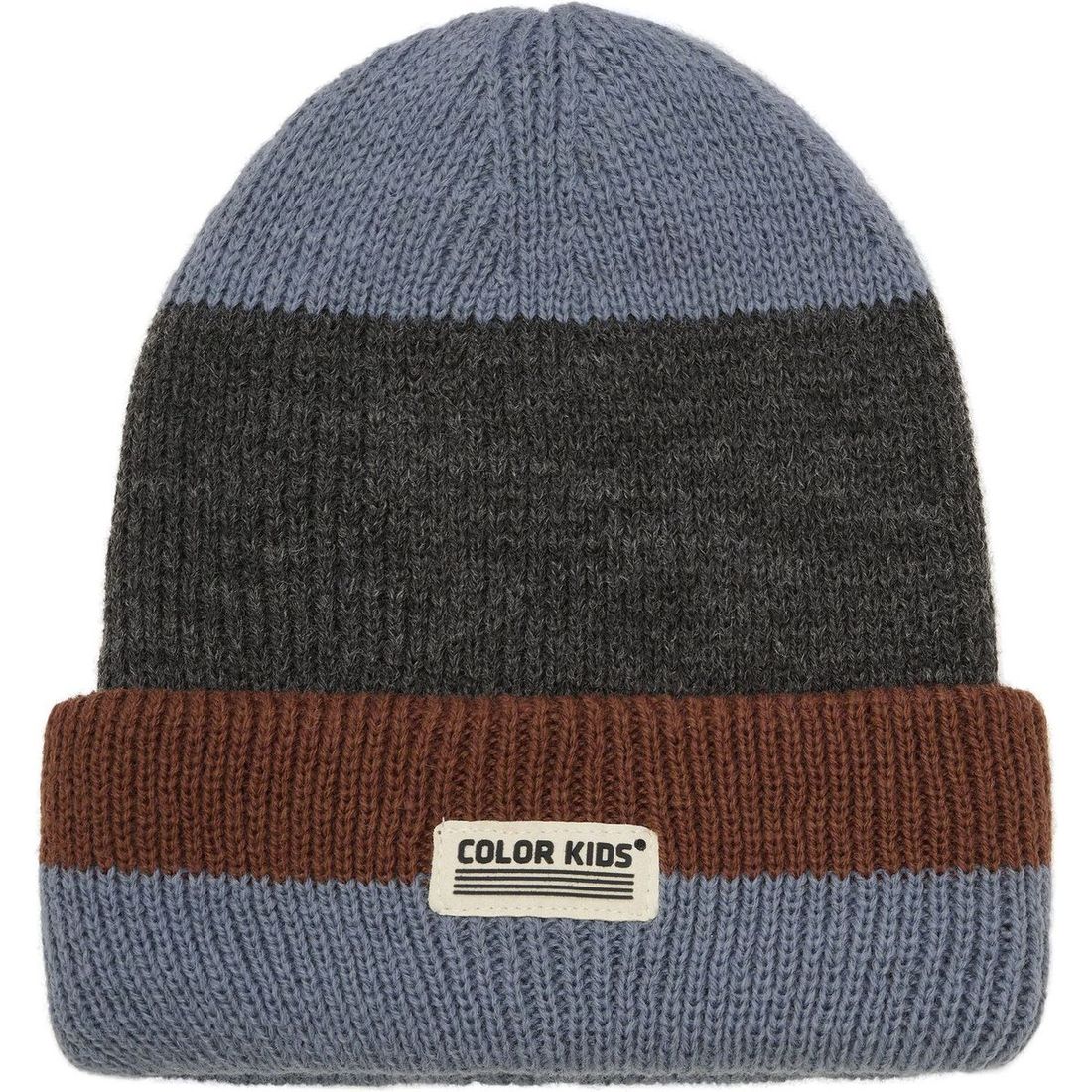 Beanie W. Wool & Contrast Beanie W. Wool & Contrast