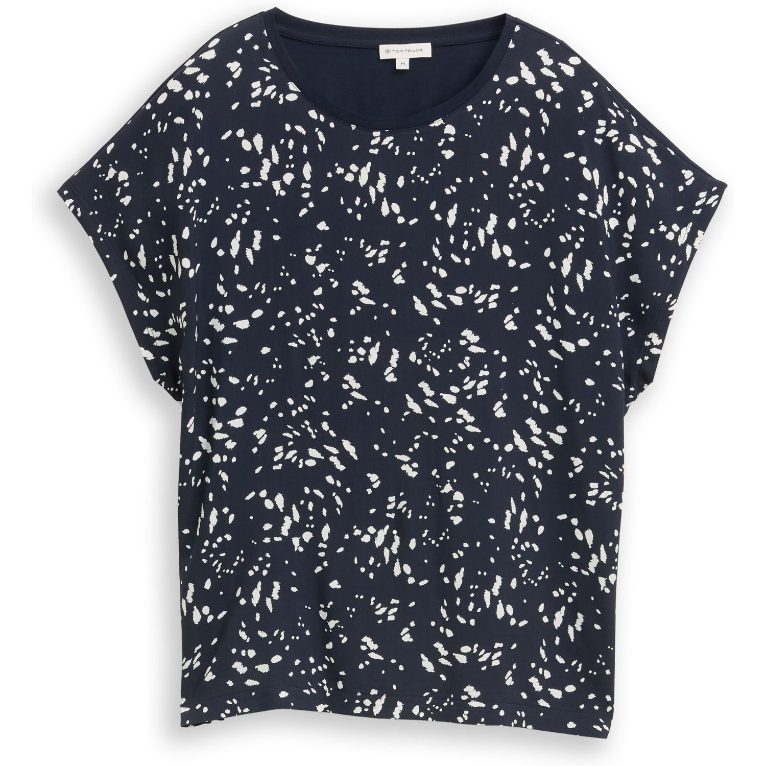 1050445 T-Shirt mix print crew neck