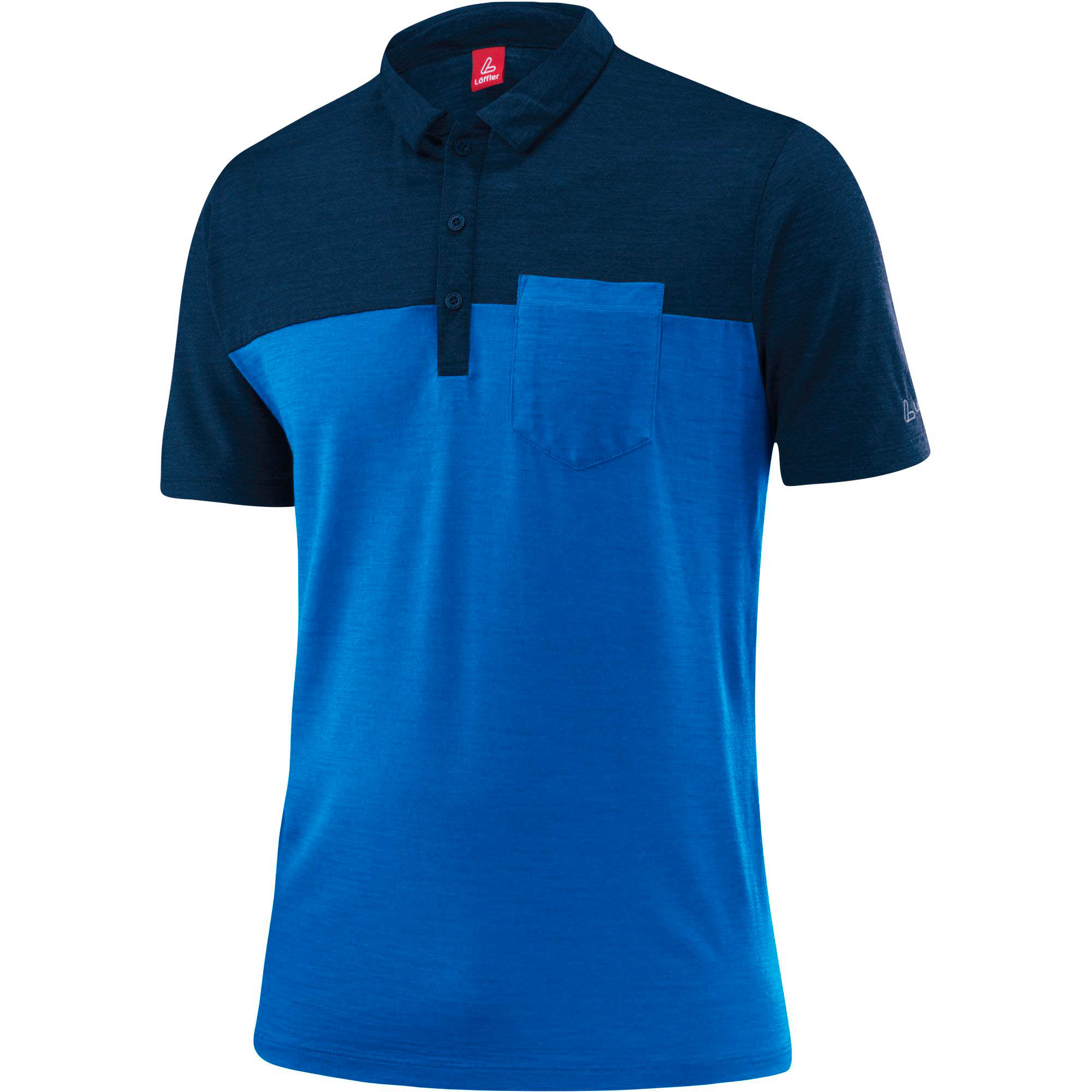 M POLOSHIRT CB MERINO-TENCEL