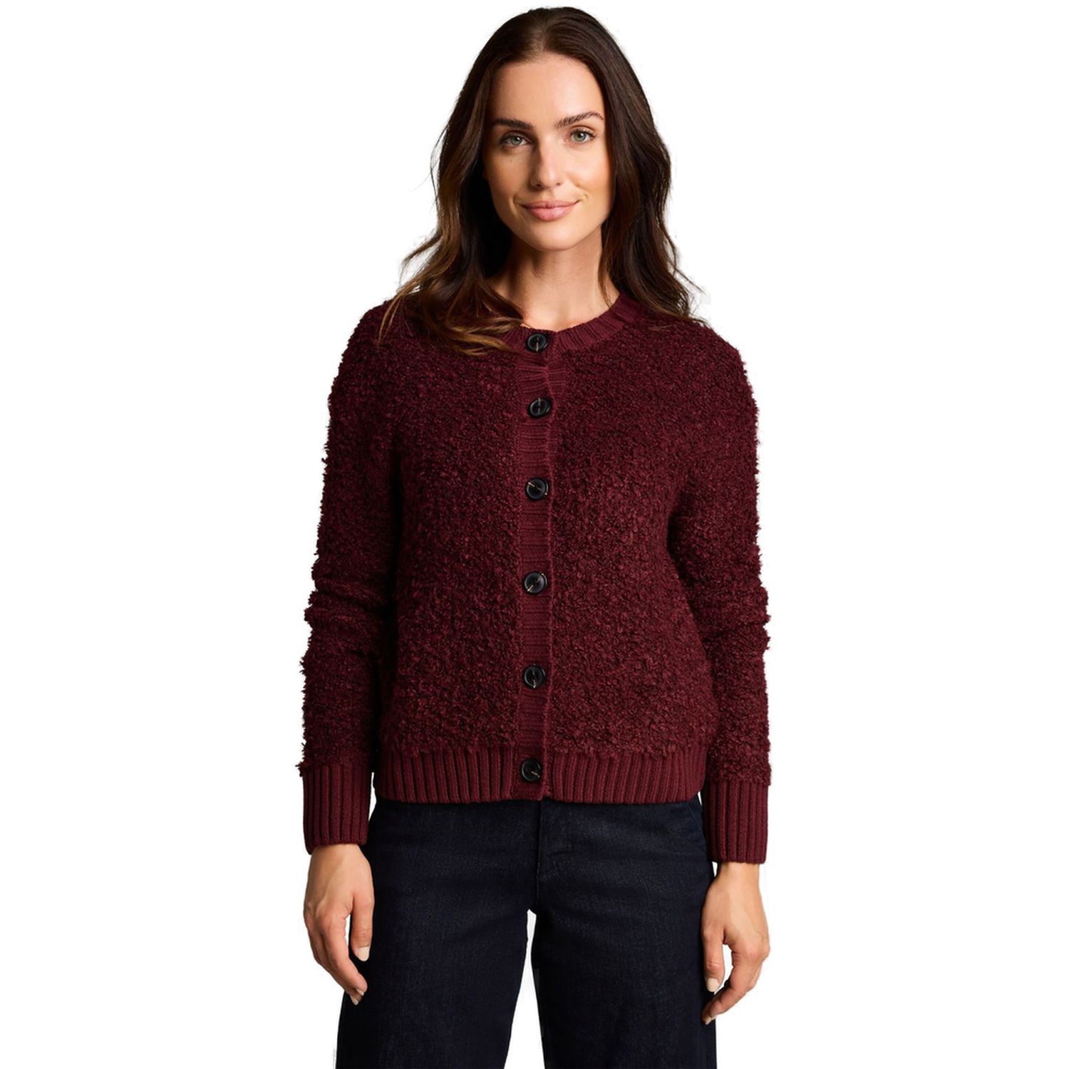 1052801 Knit boucl&eacute; cardigan