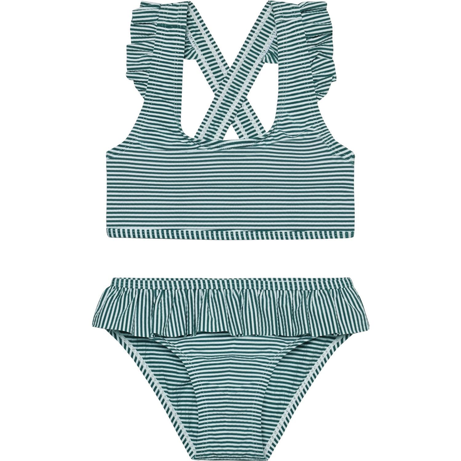 Bikini W. Skirt Seersucker