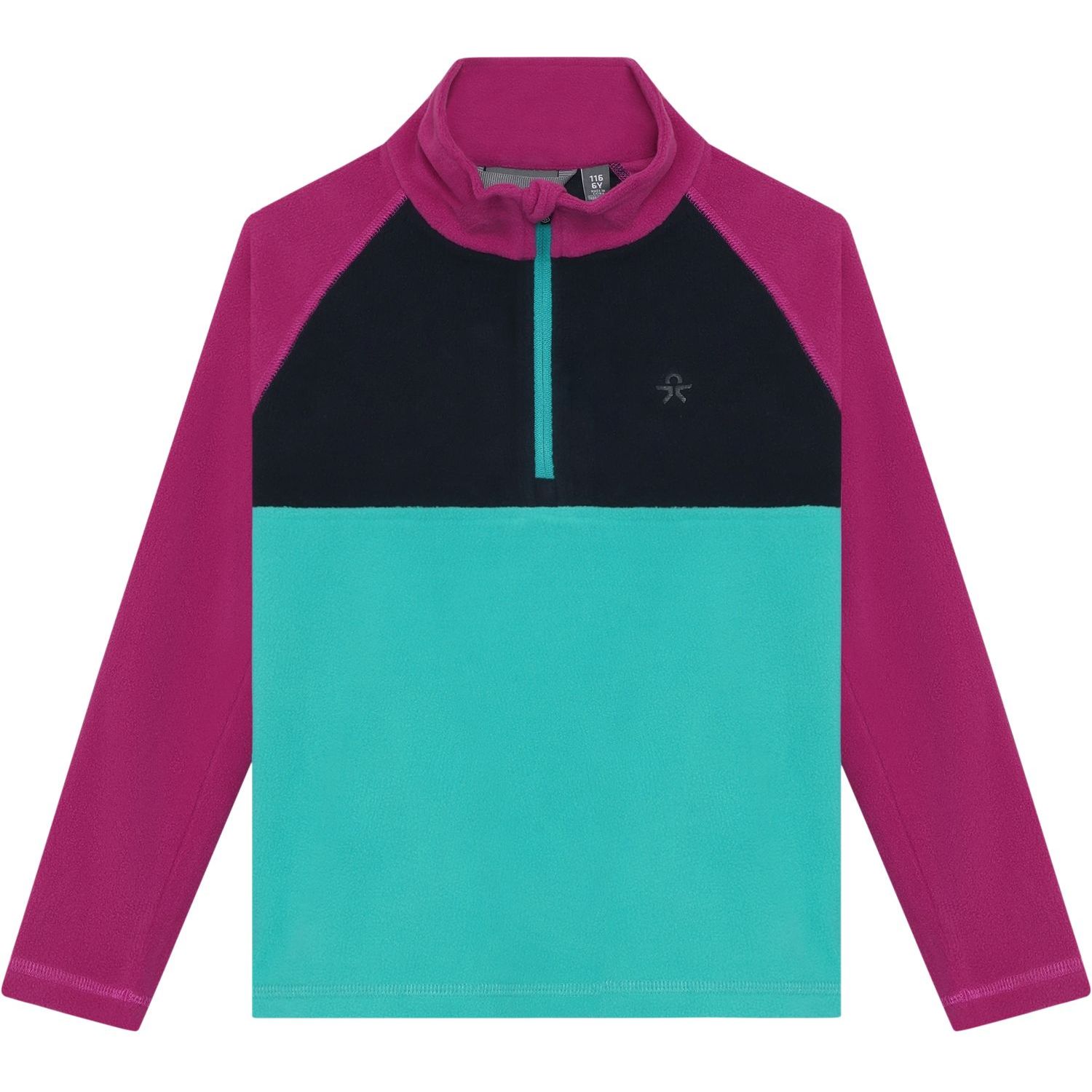 Fleece Pulli - Colorblock