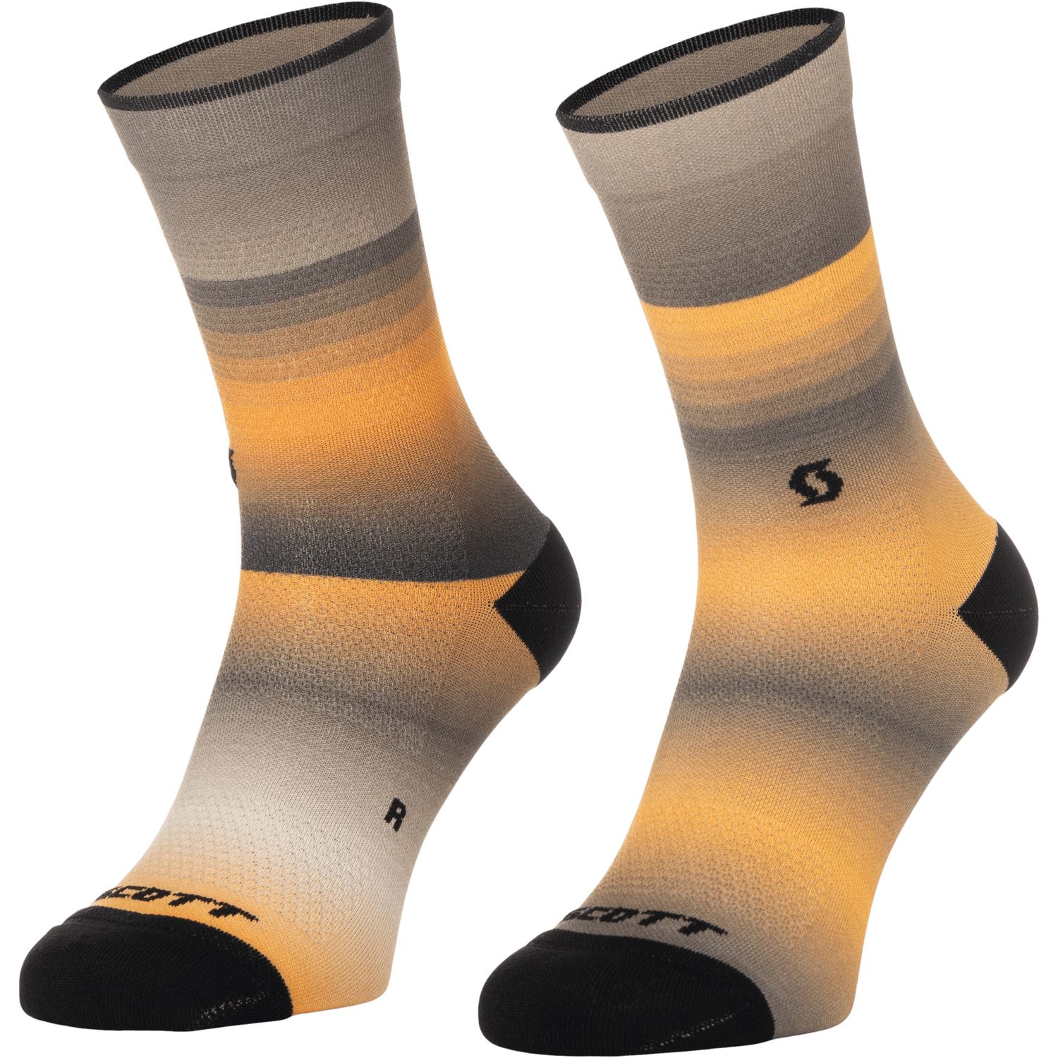 Sock Gradient Stripes Crew