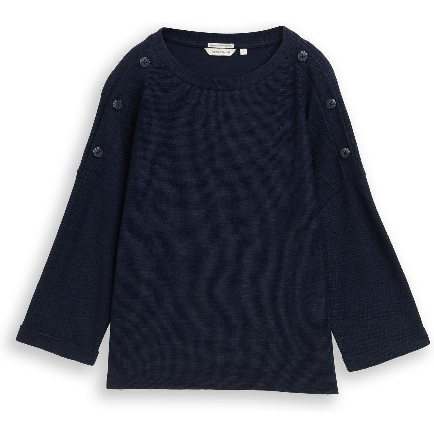 1050420 T-Shirt structure shoulder buttons