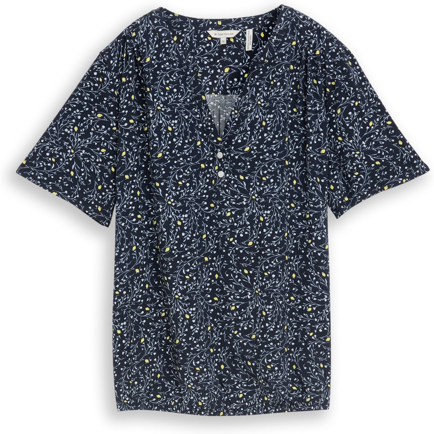 1049796 Blouse printed shortsleeves