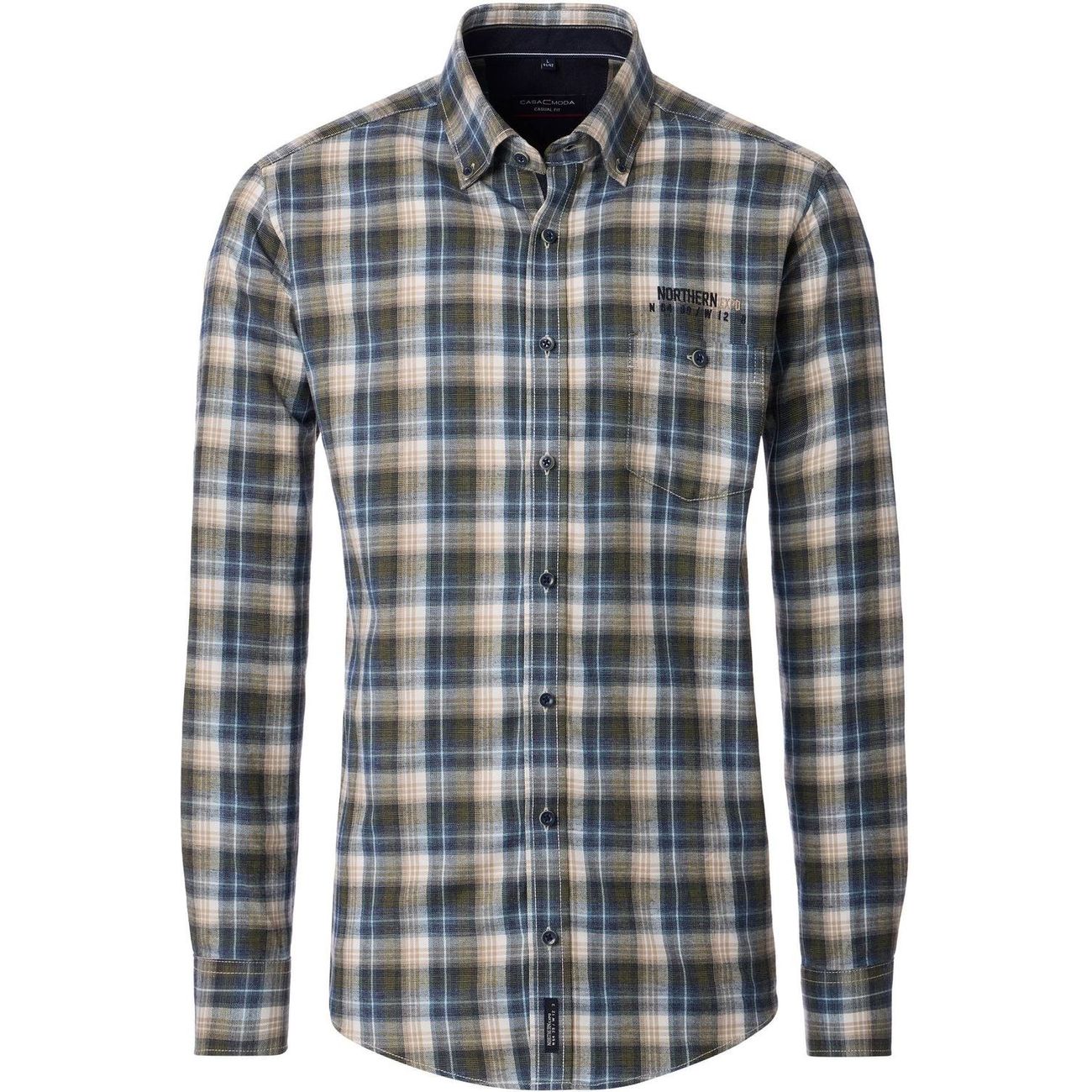 Flanell Hemd Freizeit 1/1 Arm (454525700)