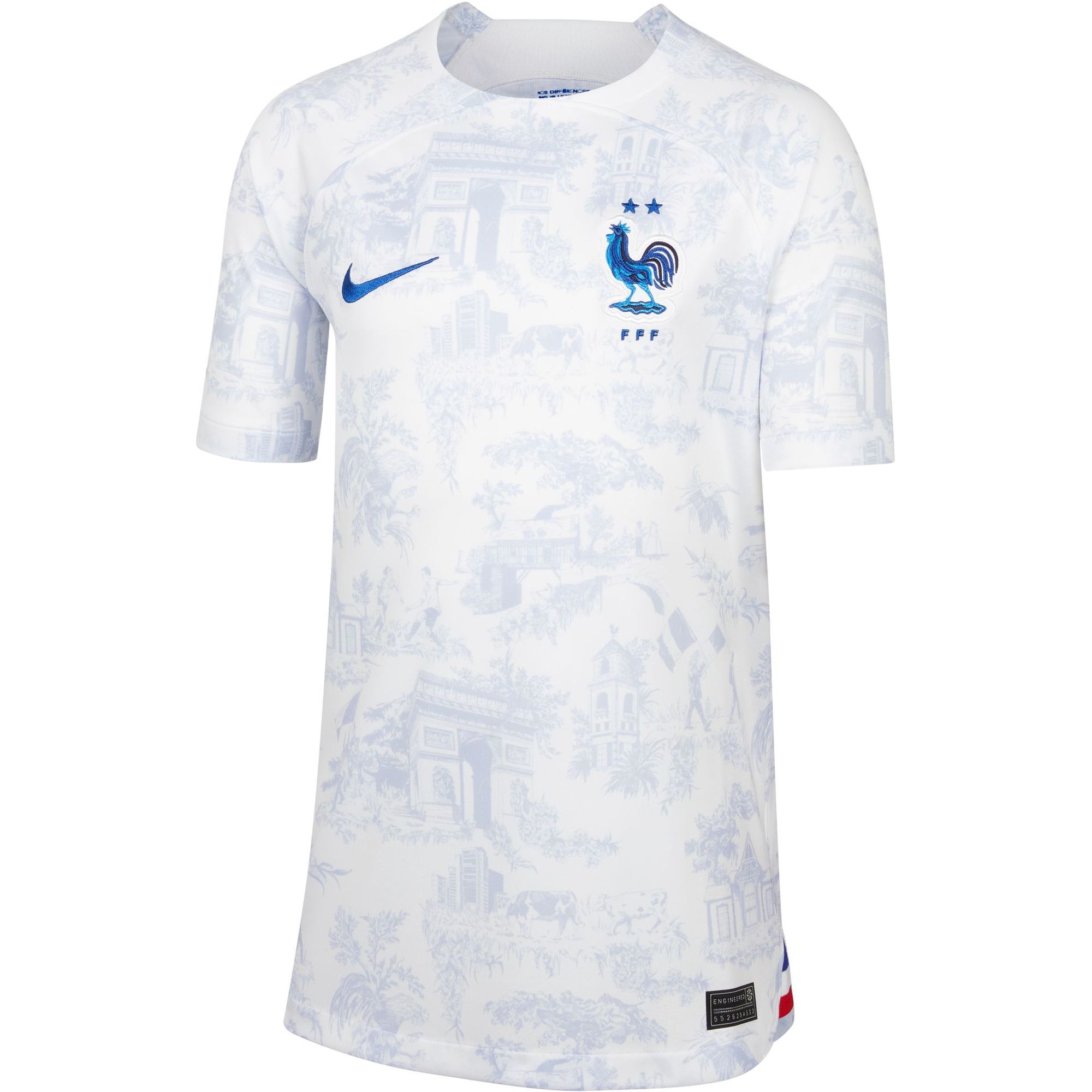 Frankreich FFF 2022/23 Stadium Away Big Kids Frankreich FFF 2022/23 Stadium Away Big Kids