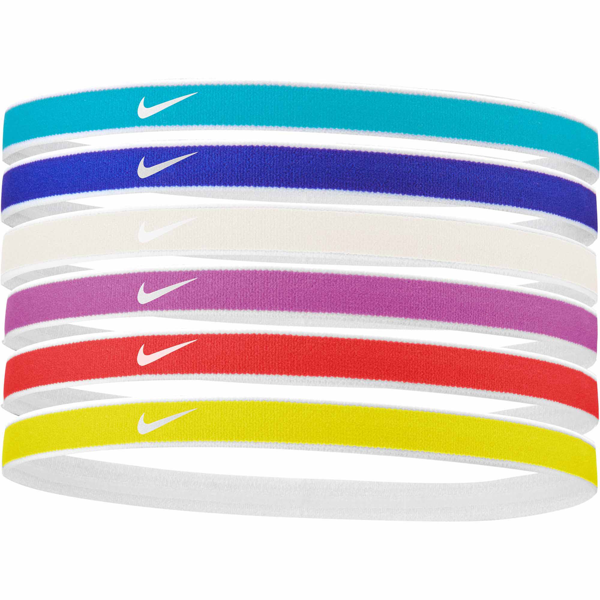 Nike Swoosh Sport Headbands 6 PK Tiipped