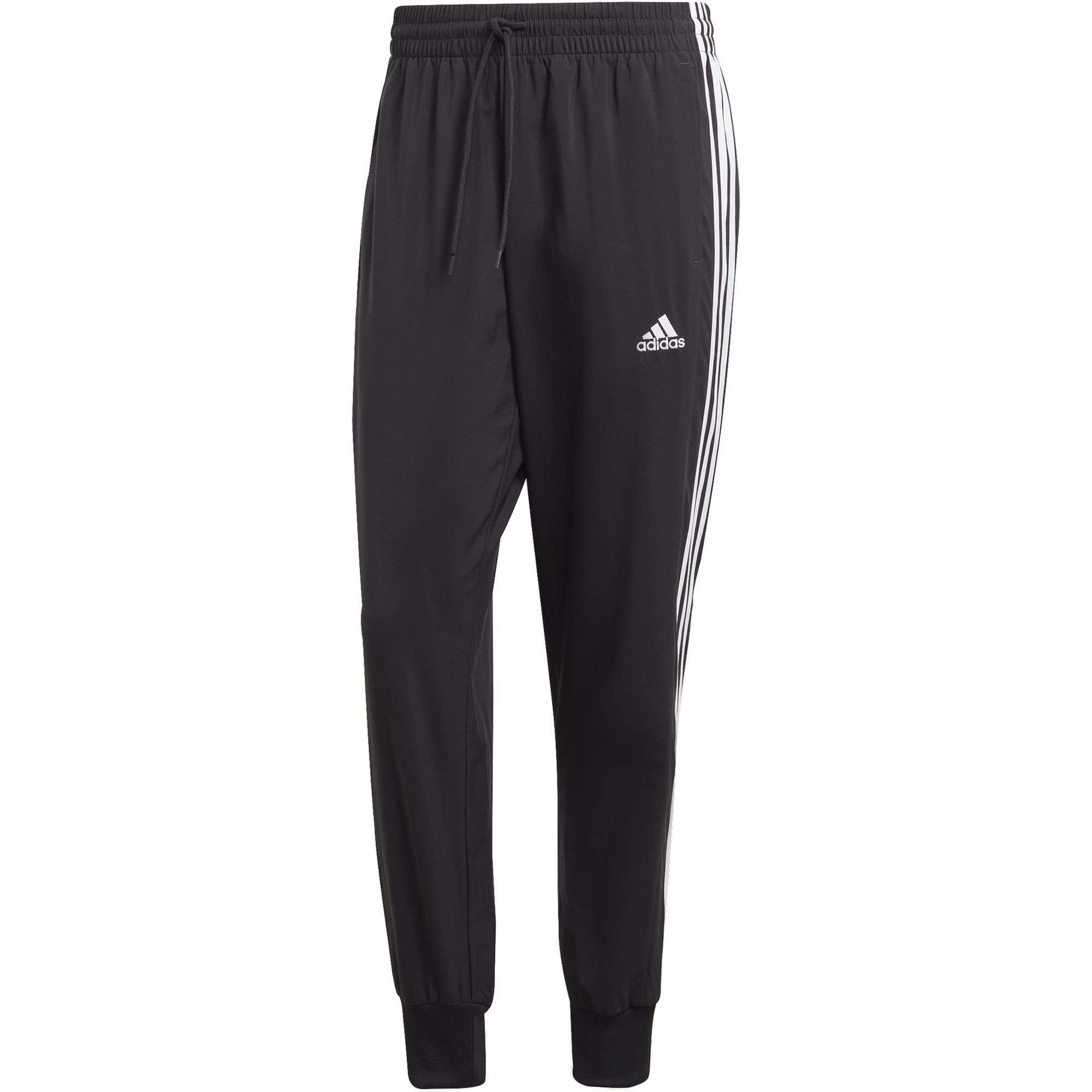 AEROREADY Essentials Tapered Cuff Woven 3-Stripes Joggers AEROREADY Essentials Tapered Cuff Woven 3-Stripes Joggers