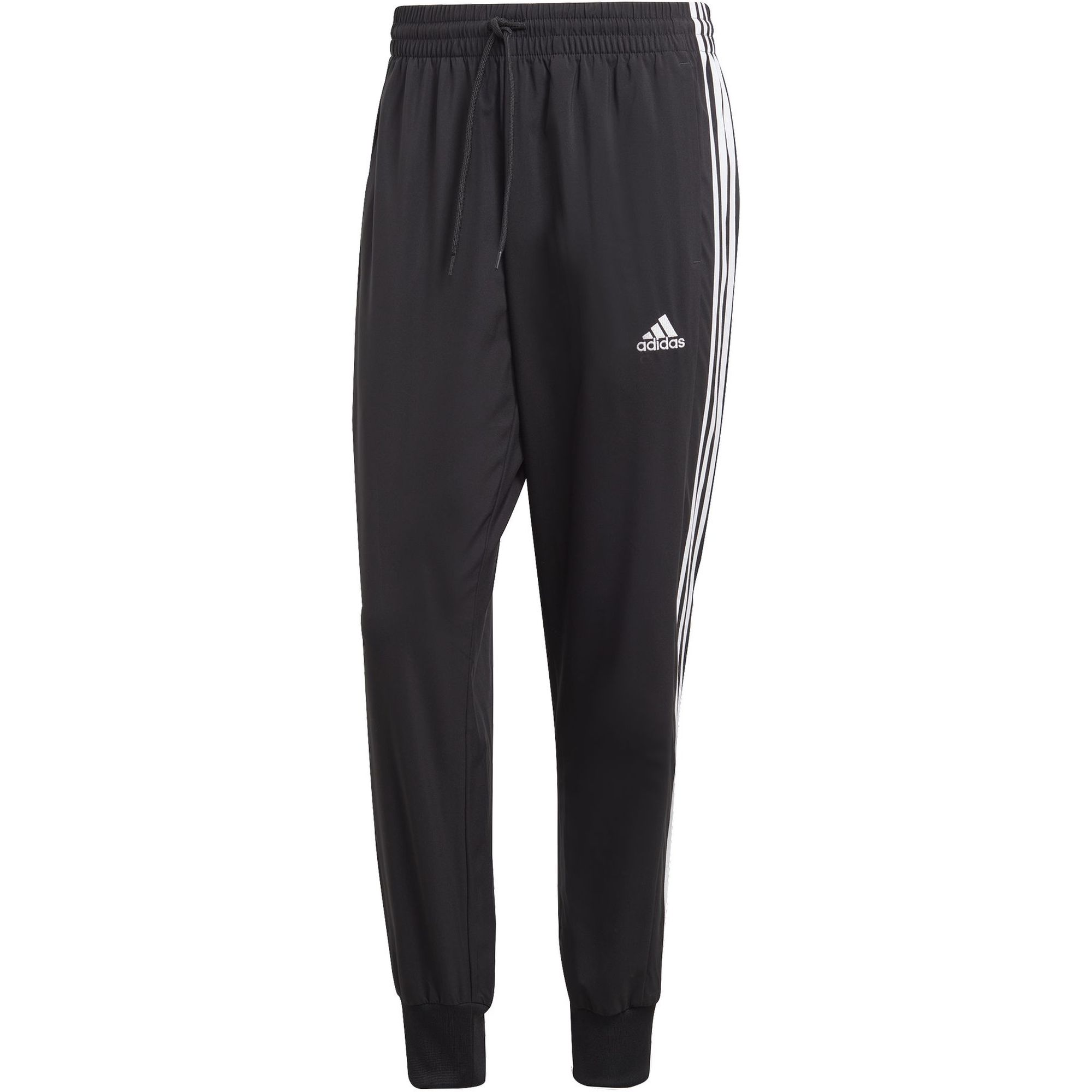 AEROREADY Essentials Tapered Cuff Woven 3-Stripes Joggers