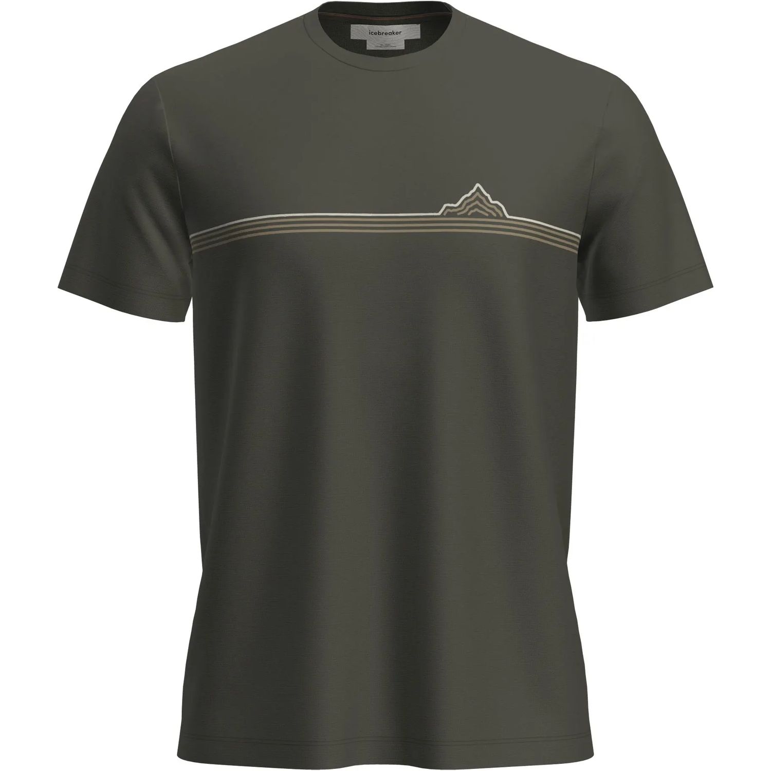 M Mer 150 Tech Lite SS Tee Range Stripes