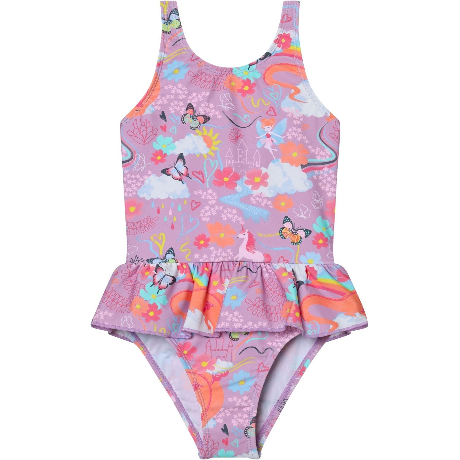 Swimsuit W. Skirt AOP