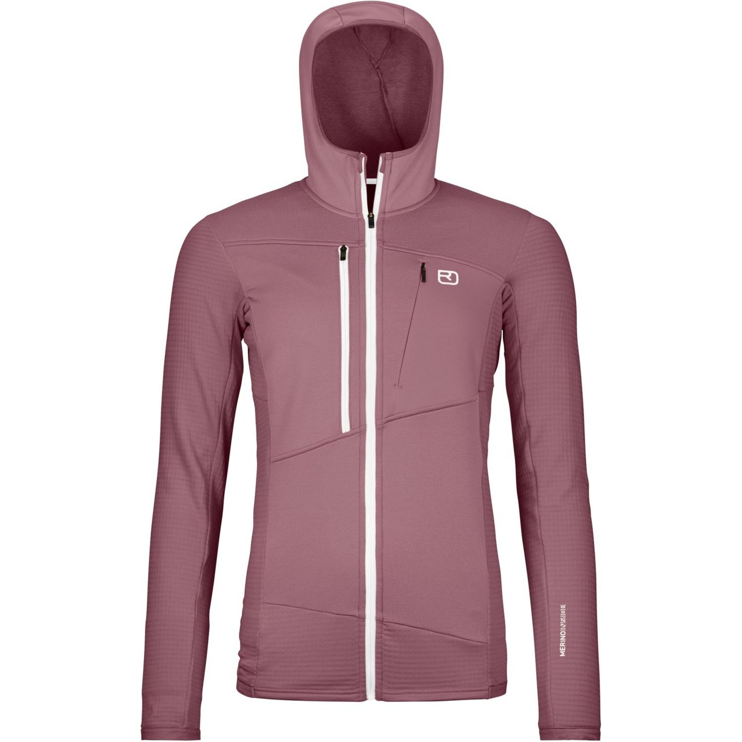 Fleece Grid Hoody W