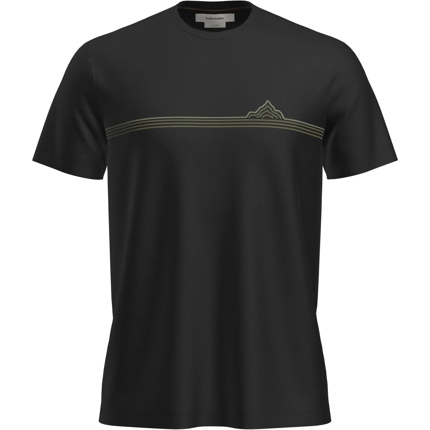 M Mer 150 Tech Lite SS Tee Range Stripes