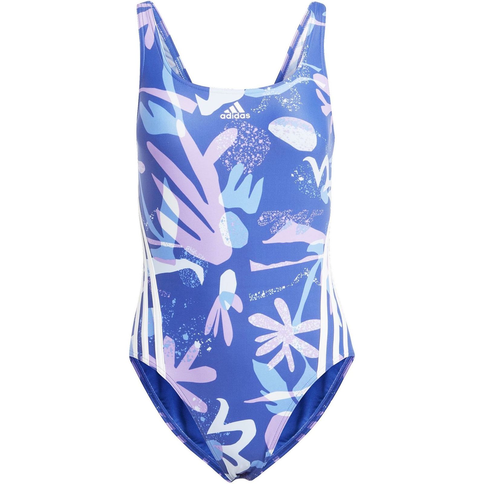 Floral 3-Stripes Swimsuit Floral 3-Stripes Swimsuit