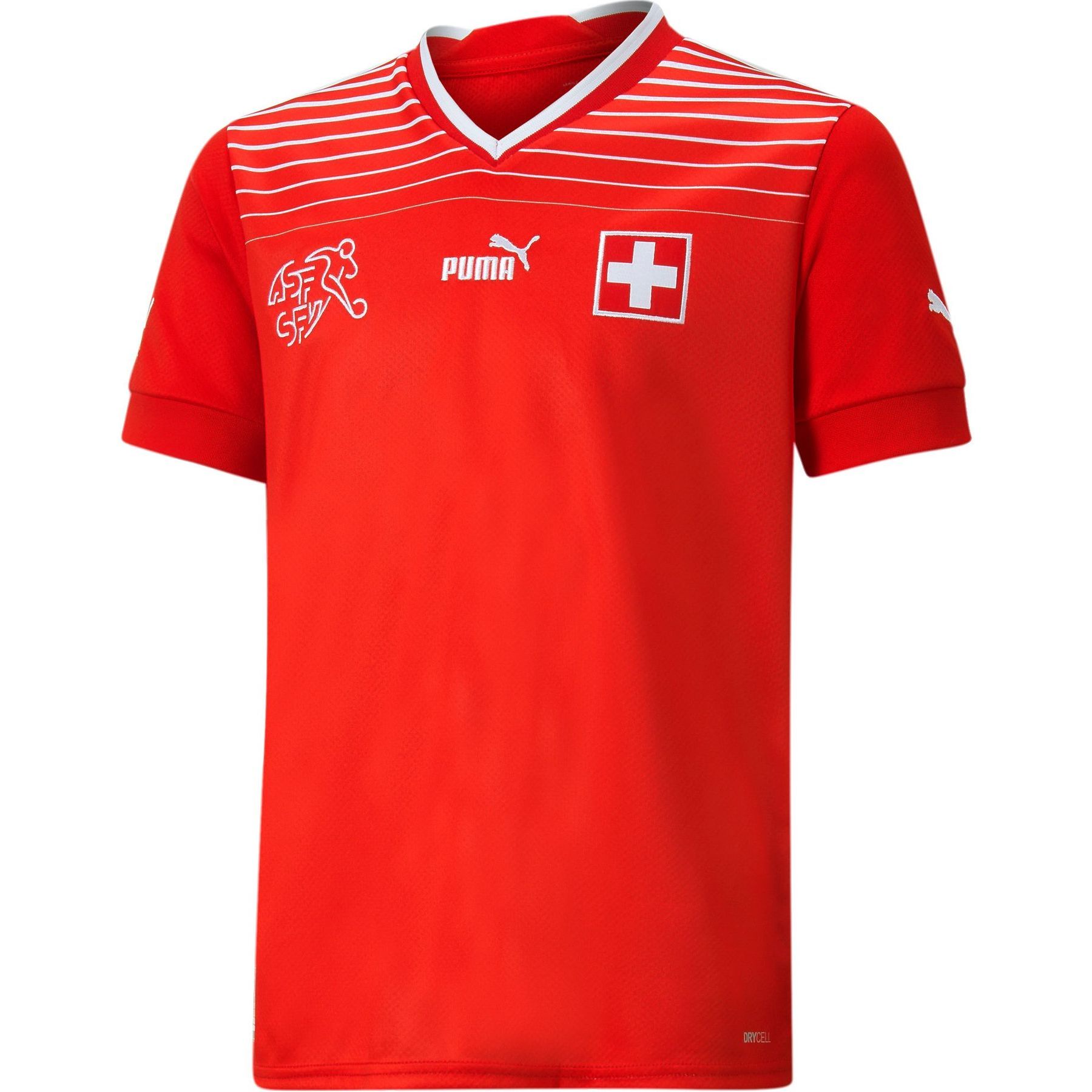 Schweiz 2022 Home Kids Jersey Replica Jr