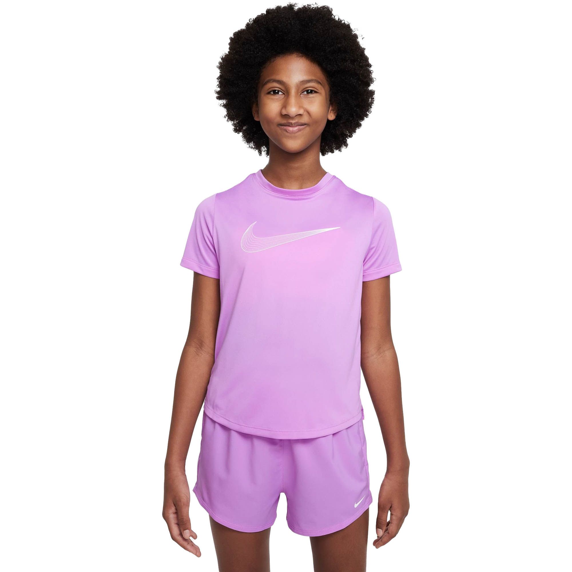 JR Dri-FIT One Big Kids (Girls) Short-Sleeve Top