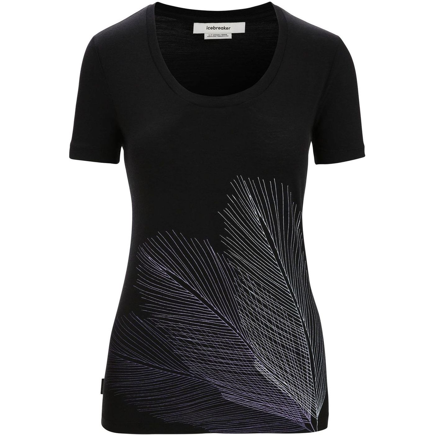 W Tech Lite II SS Scoop Tee Plume W Tech Lite II SS Scoop Tee Plume