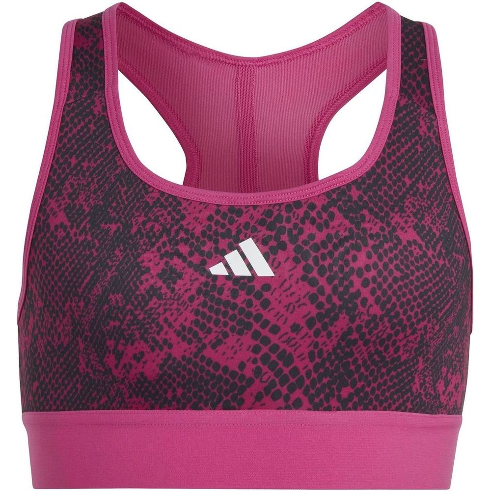 Training AEROREADY PowerReact Animal Print Padded Sports Bra