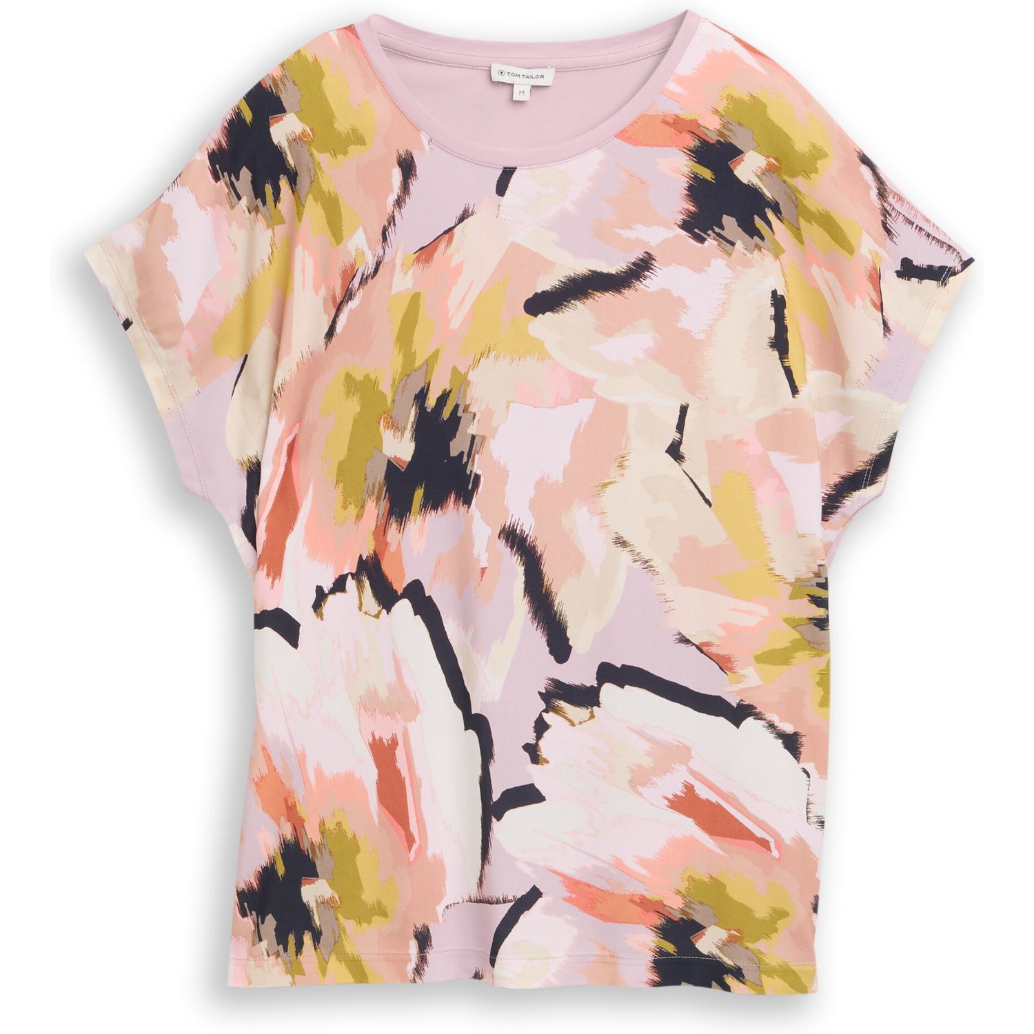 1050445 T-Shirt mix print crew neck