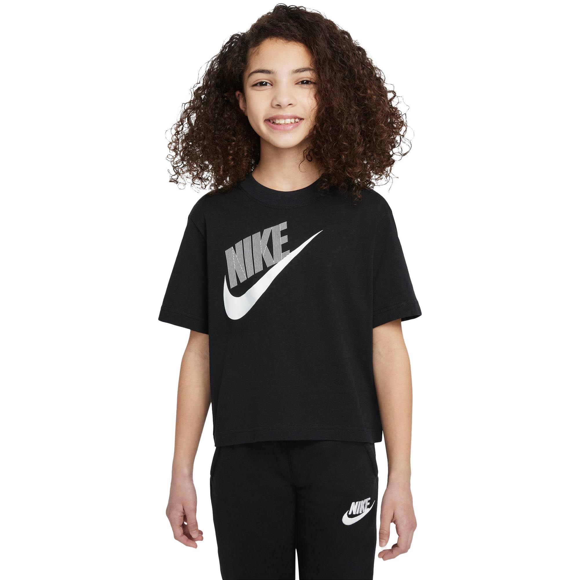 Nike Nike Sportswear Essential Lockeres Tanz T Shirt Girls T Shirts black jetzt bei Berger kaufen
