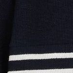 1050889 T-Shirt shoulder buttons stripe